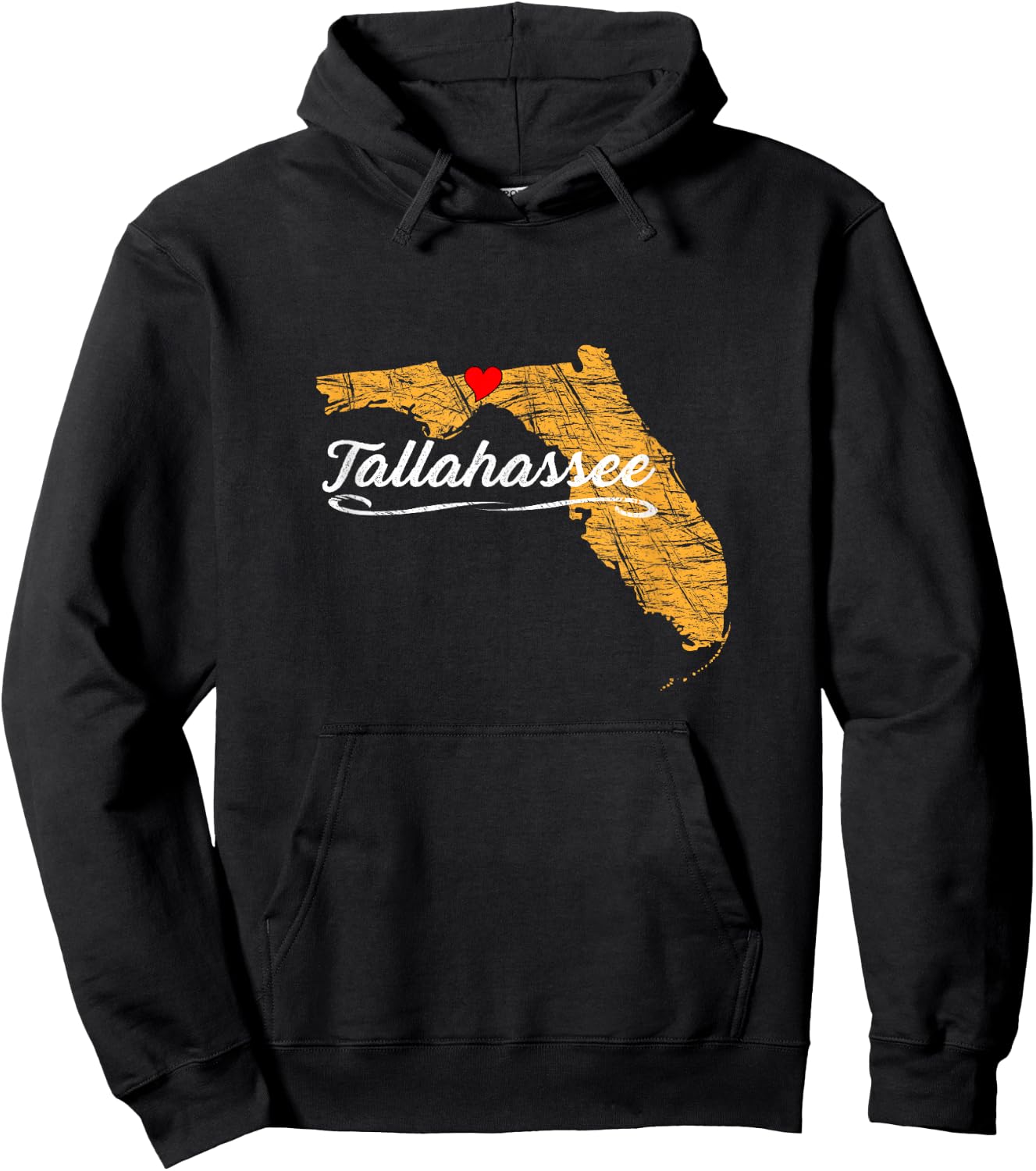 City of Tallahassee Florida Vacation Souvenir Graphic Hoodie - Hoodie | Black