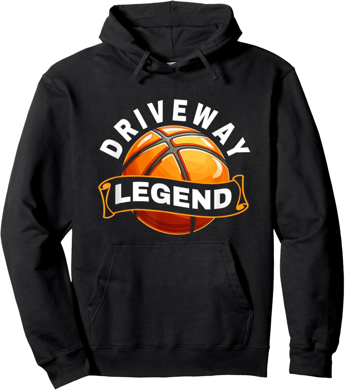 Funny Basketball - Driveway Legend - Basketball Player Hoodie - Hoodie | Black