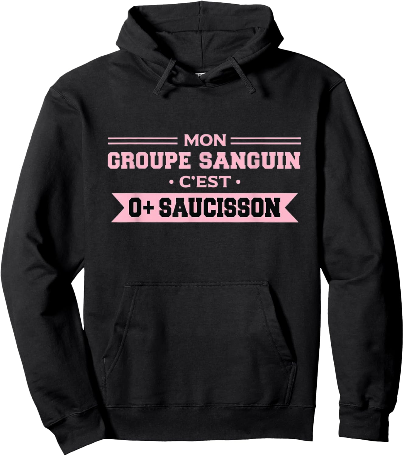 Funny Sausage Aperitif Gift Women Hoodie - Hoodie | Black