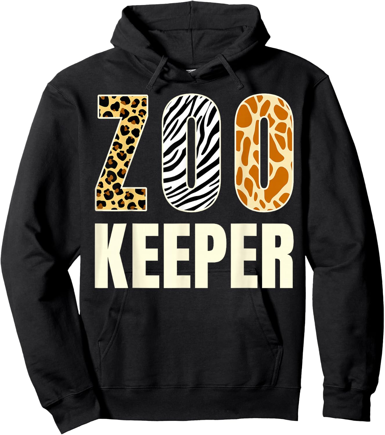Zookeeper Zoo Animals Savanna Safari Funny Halloween Costume Hoodie - Hoodie | Black