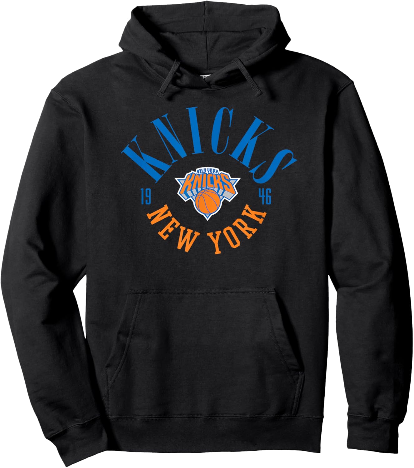 NBA Official New York Knicks Bandwidth Hoodie - Hoodie | Black