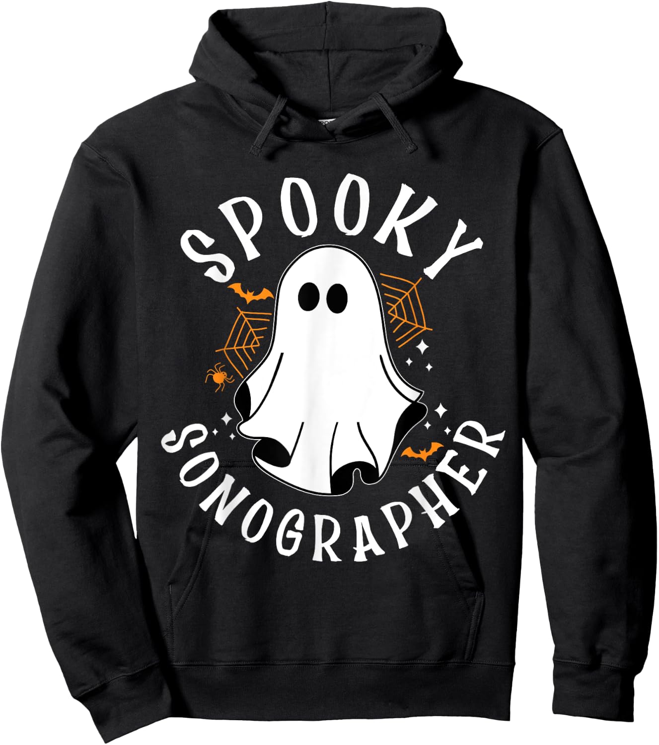 Spooky Sonographer, Halloween Sonography, Ultrasound Tech Hoodie - Hoodie | Black