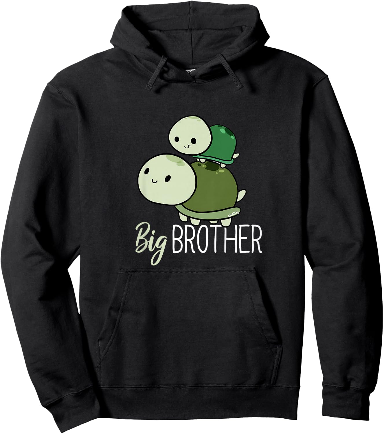 Big Brother Shirt Turtle Hoodie - Hoodie | Black