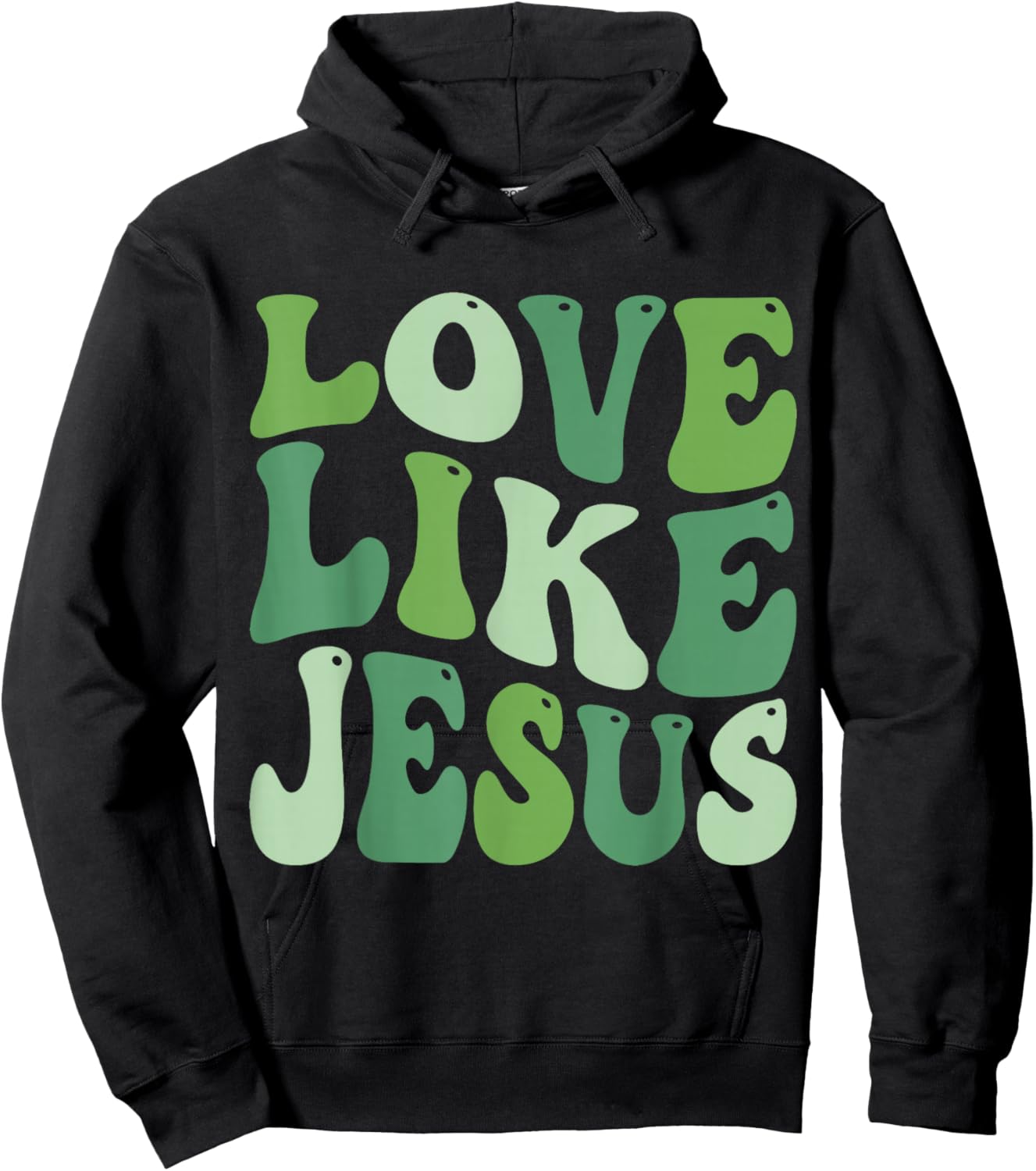 Christian Love Like Jesus St.patrick Day Green Hoodie - Hoodie | Black