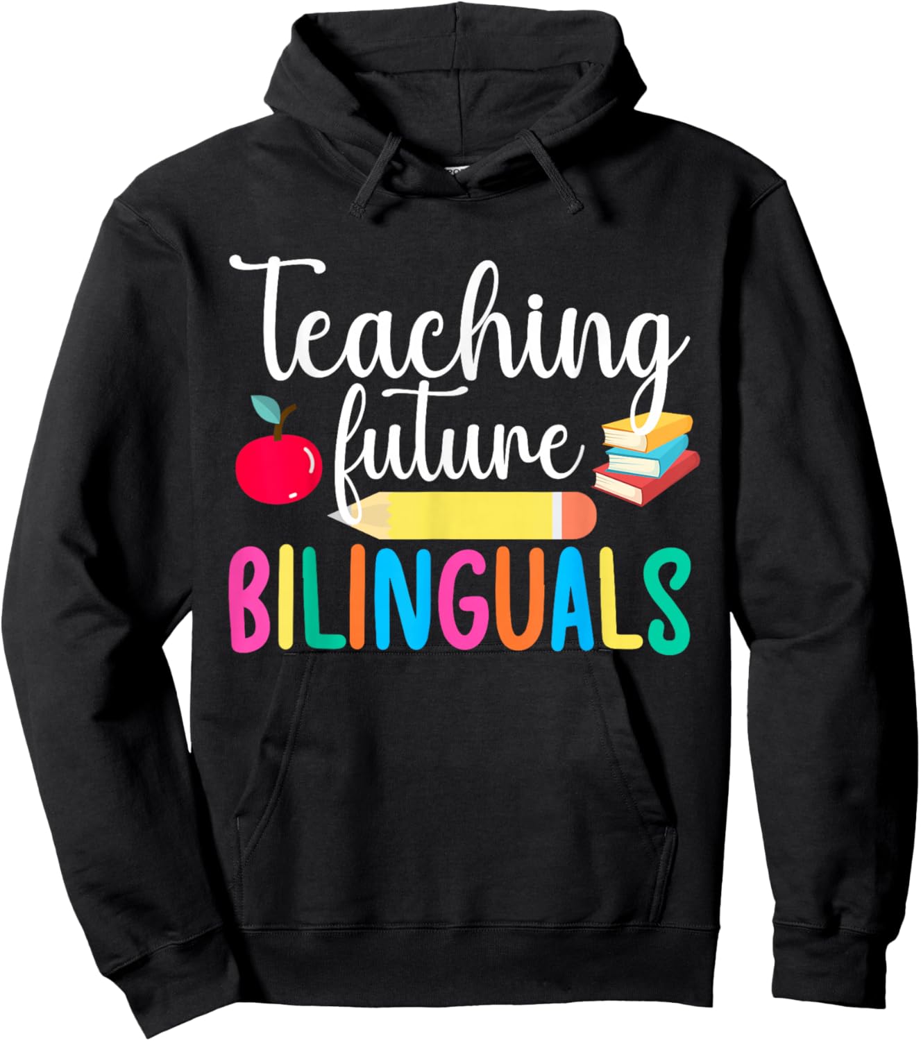 Bilinguals ESL Teacher English As A Second Language Teacher Hoodie - Hoodie | Black