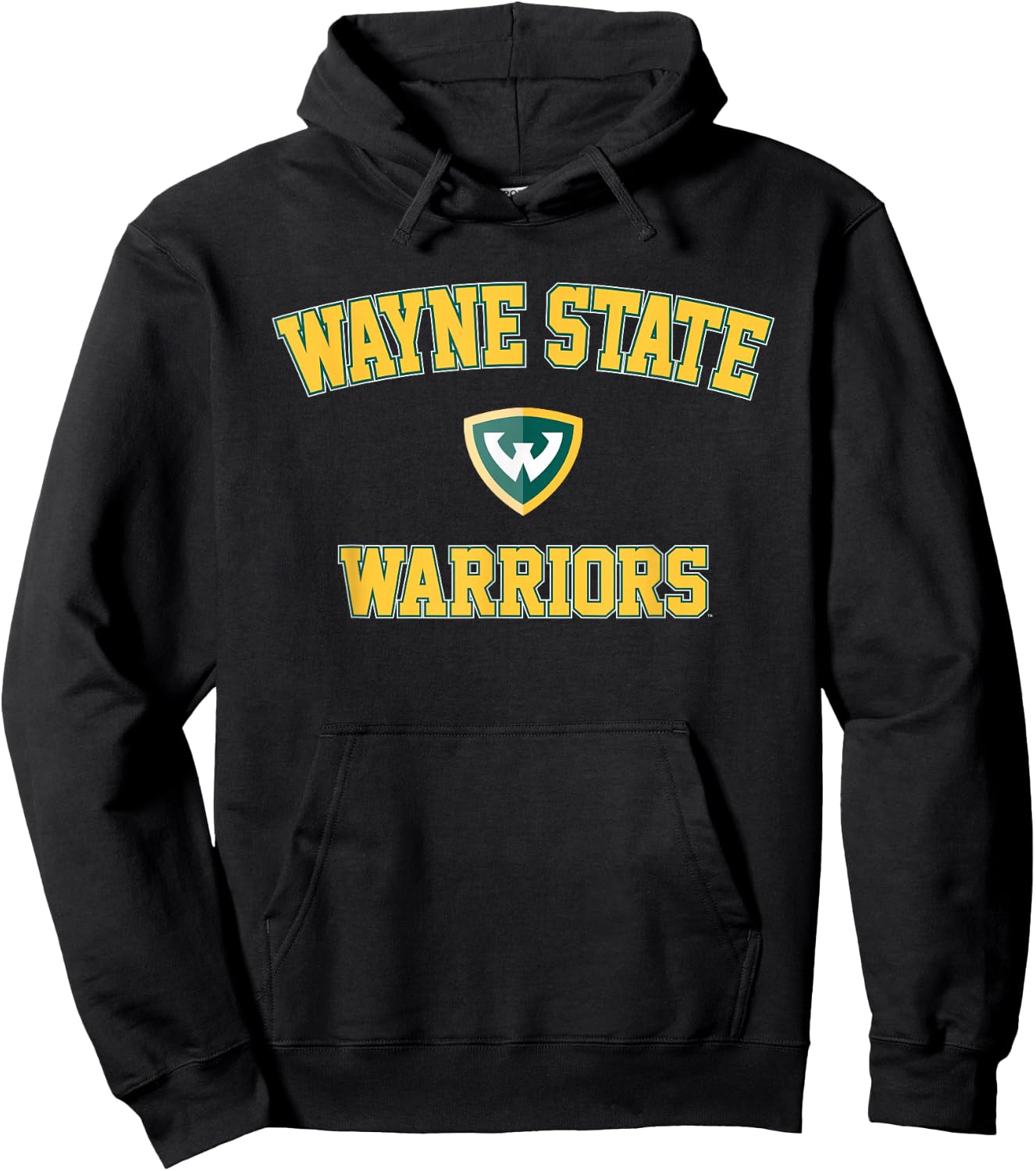 Wayne State University Warriors Campus Classic Hoodie - Hoodie | Black