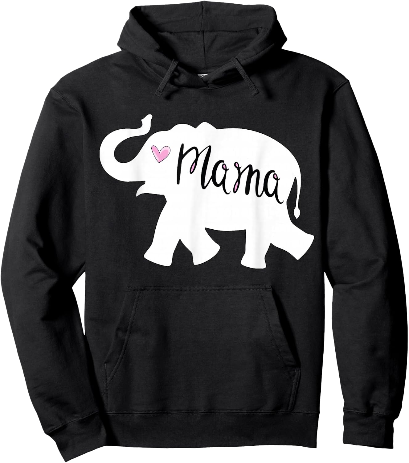 Mama Africa Elephant Mother : Cute for Mom Hoodie - Hoodie | Black