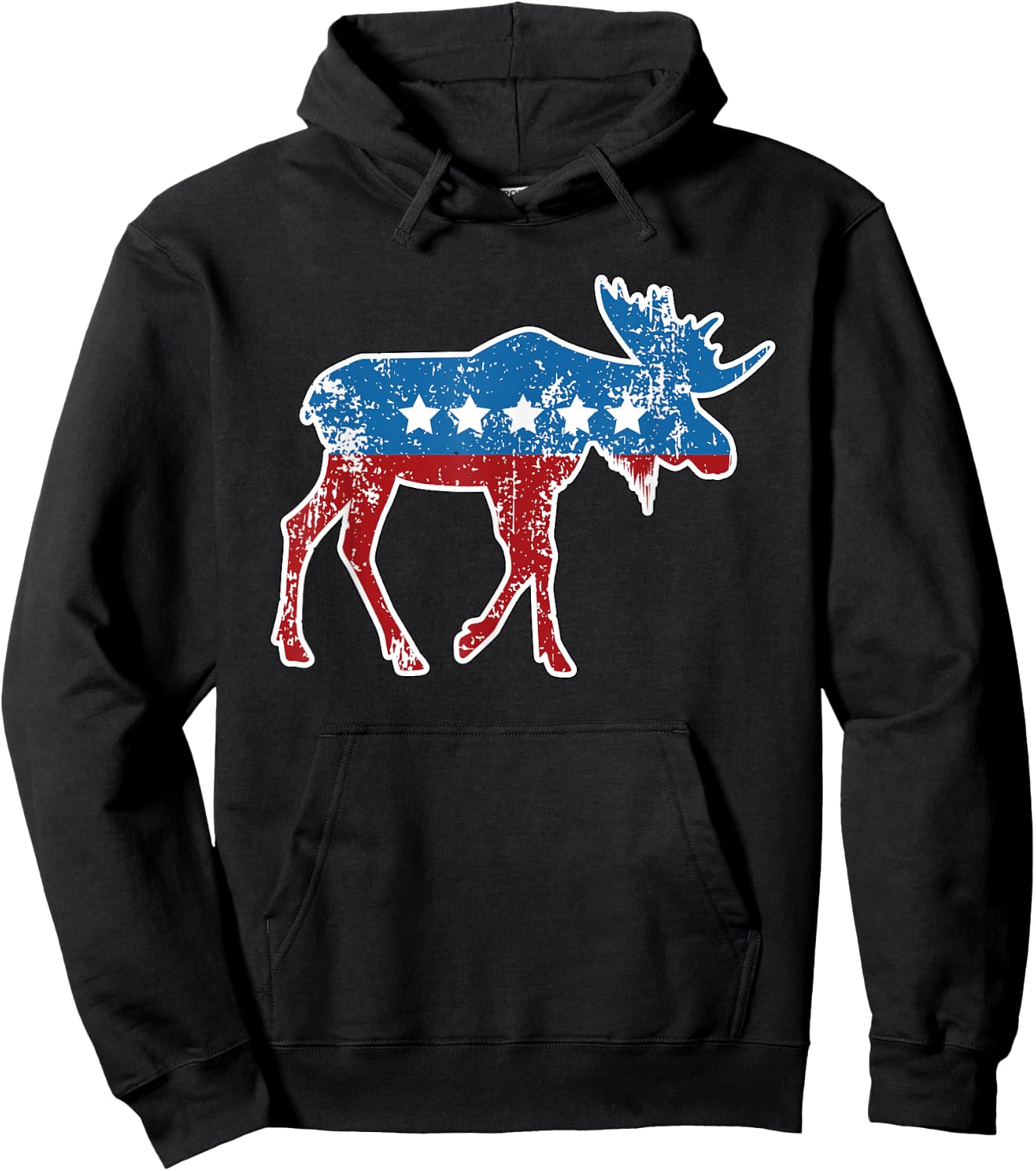 Theodore Roosevelt Teddy Political Bull Moose Party Hoodie - Hoodie | Black