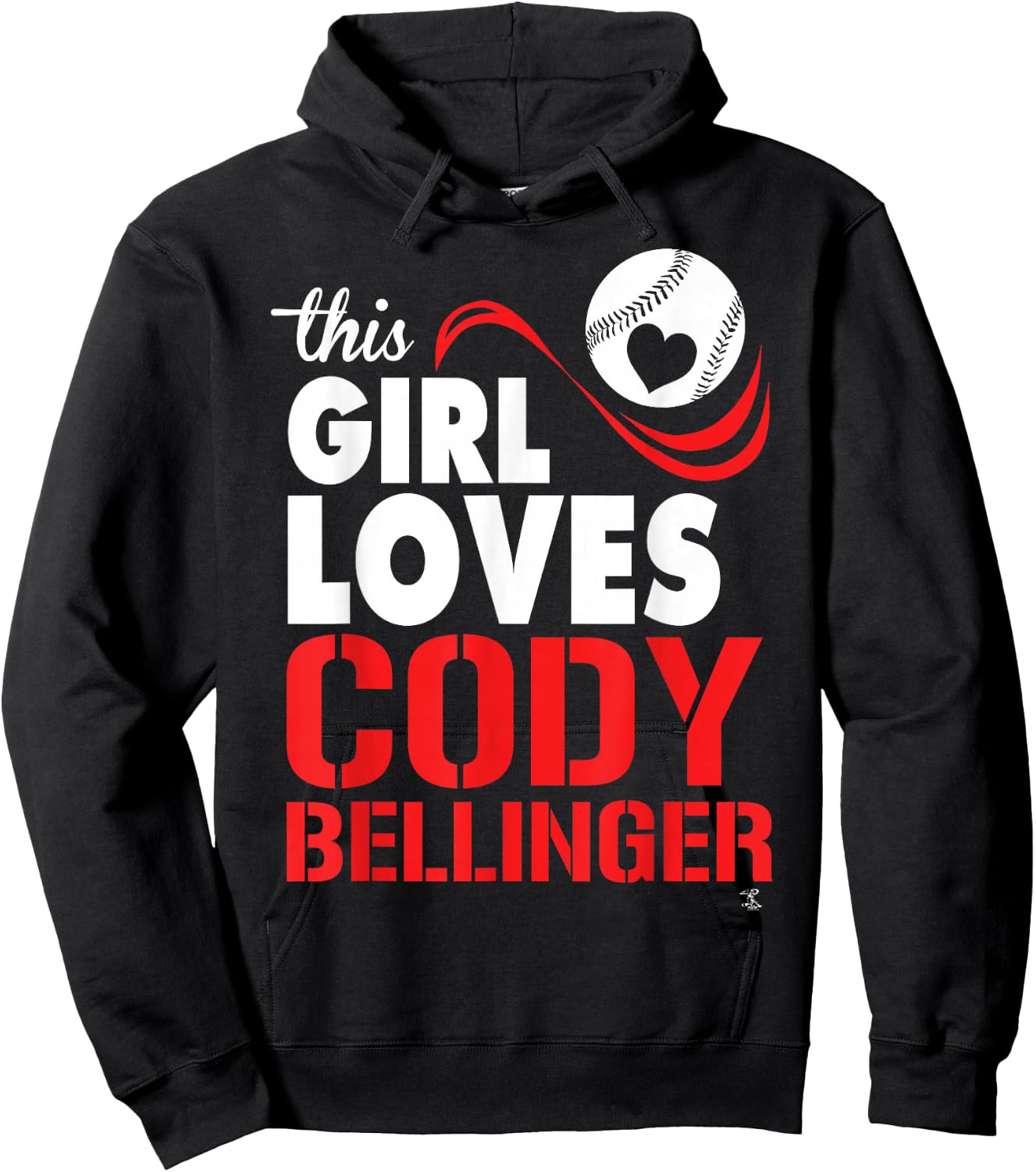 Cody Bellinger This Girl Loves - Apparel Hoodie - Hoodie | Black