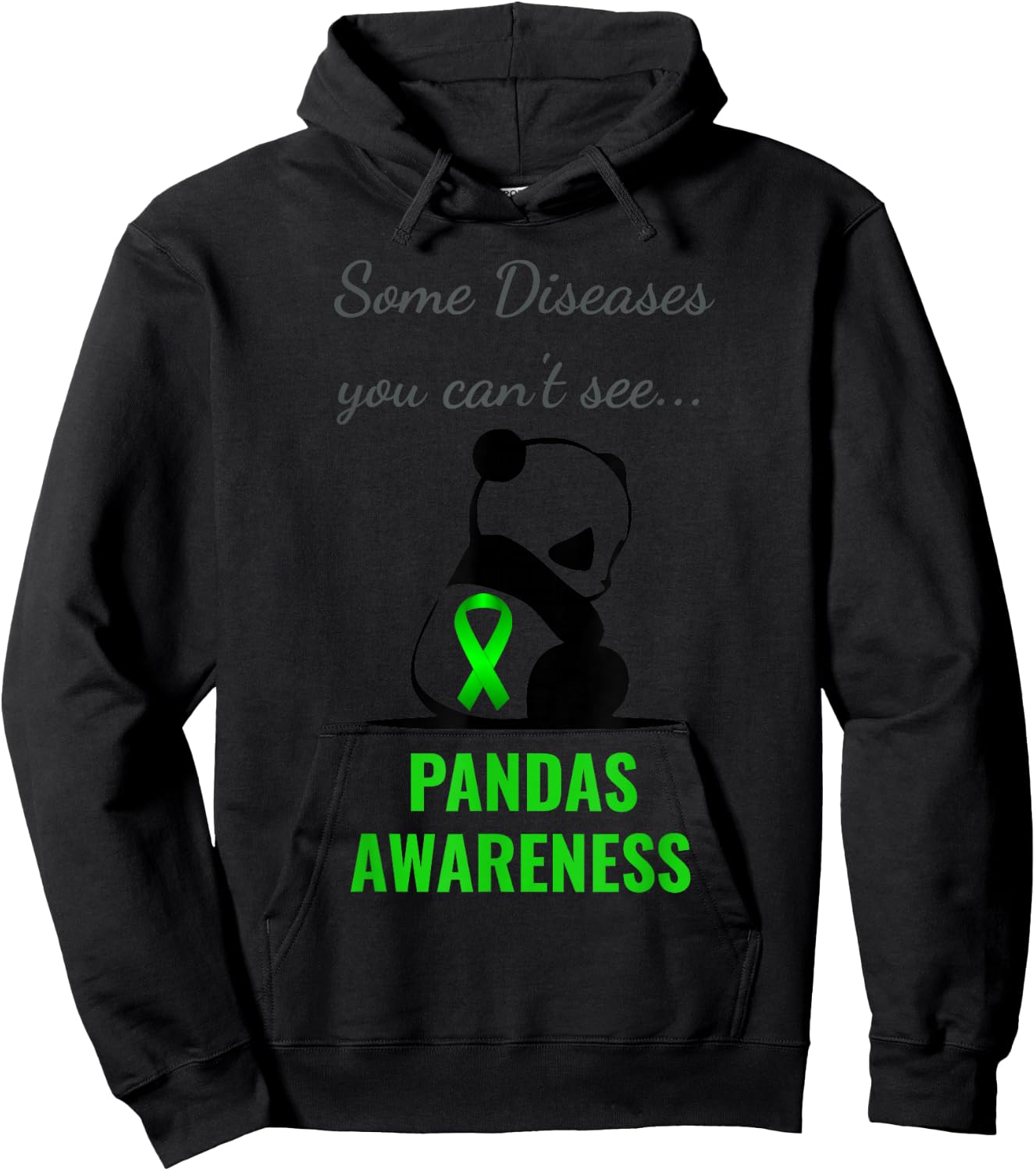 PANDAS PANS Awareness t shirt Hoodie - Hoodie | Black