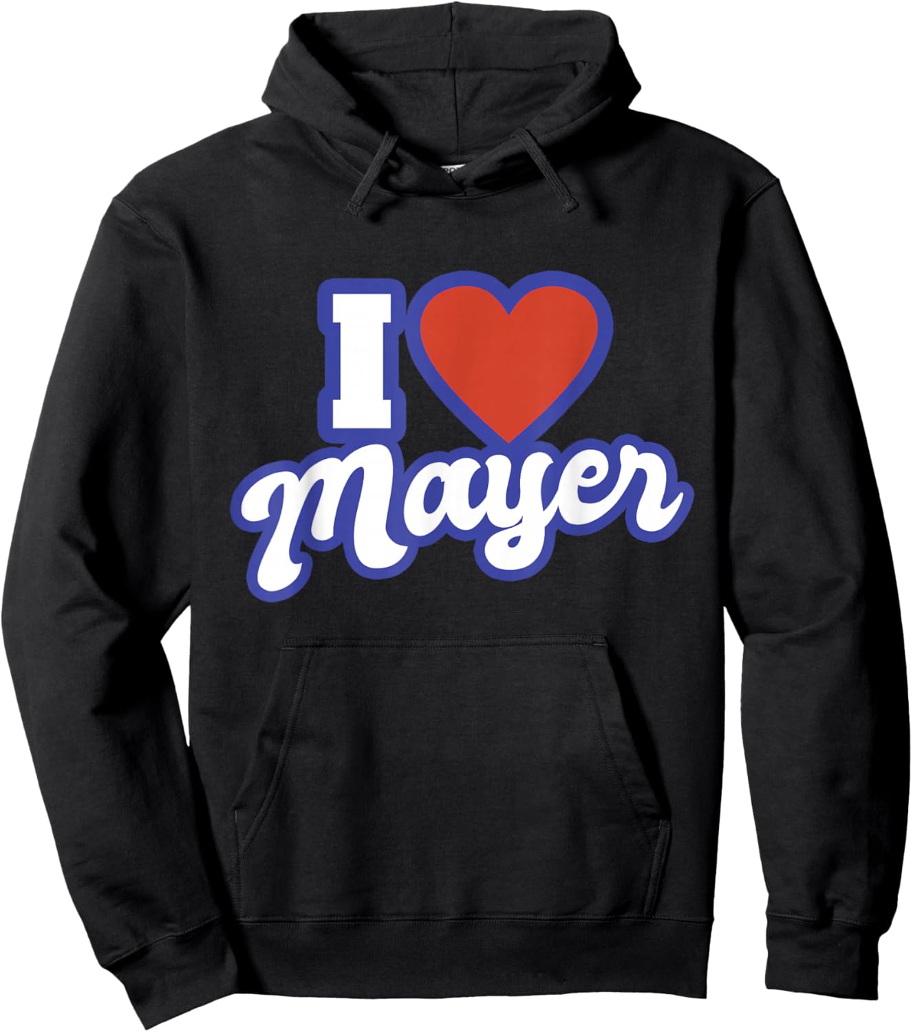 I Love Mayer Hoodie - Hoodie | Black