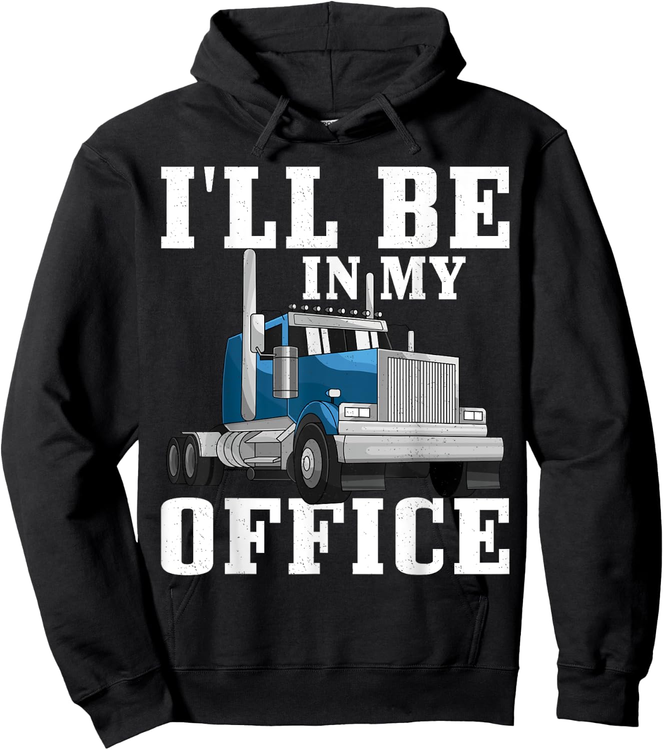 Truck Driver Art Dad Women Trucking CDL Trucker Hoodie - Hoodie | Black
