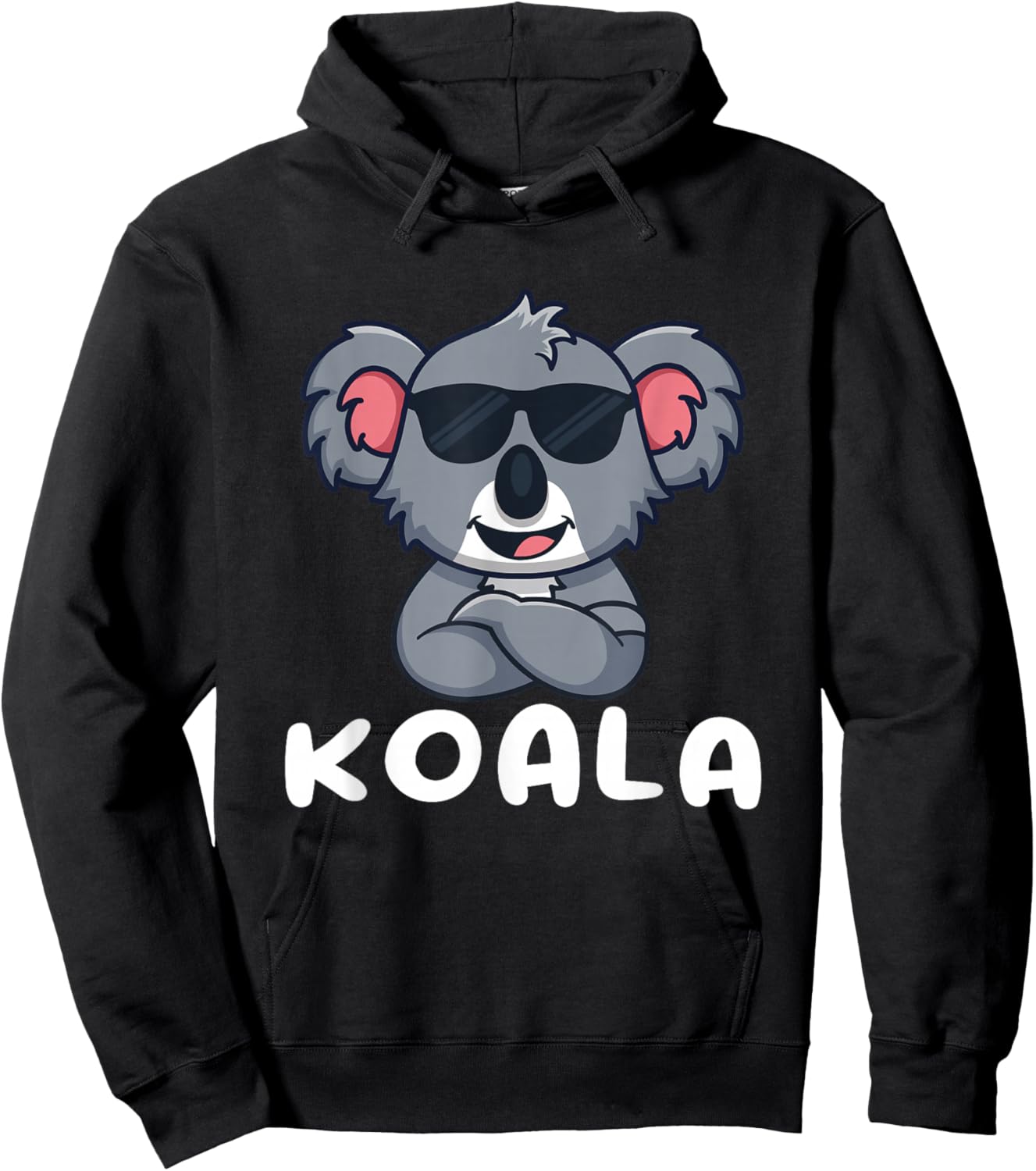 Kids Koala Shirt For Boys Or Girls | Cute Koala Bear Gift Hoodie - Hoodie | Black