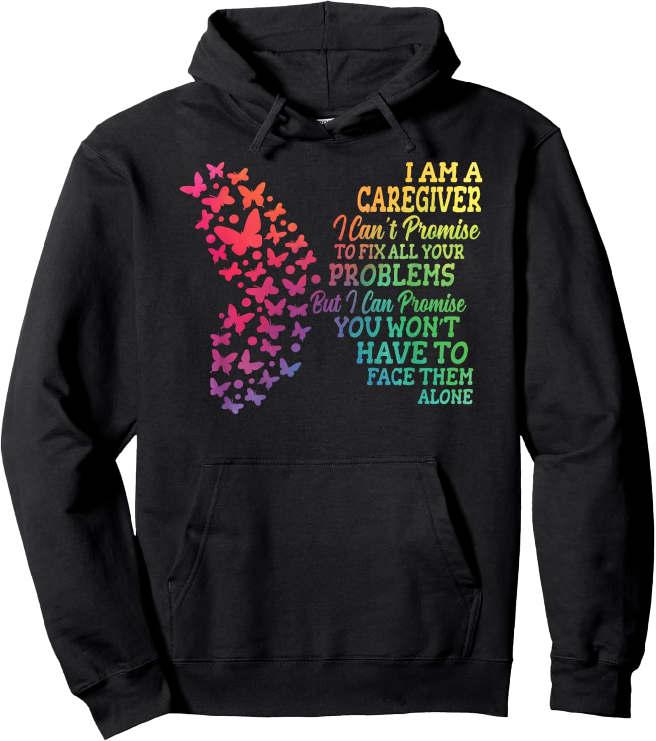 I Am A Caregiver Caregiving Nursing Expert Nurse Caretaker Hoodie - Hoodie | Black