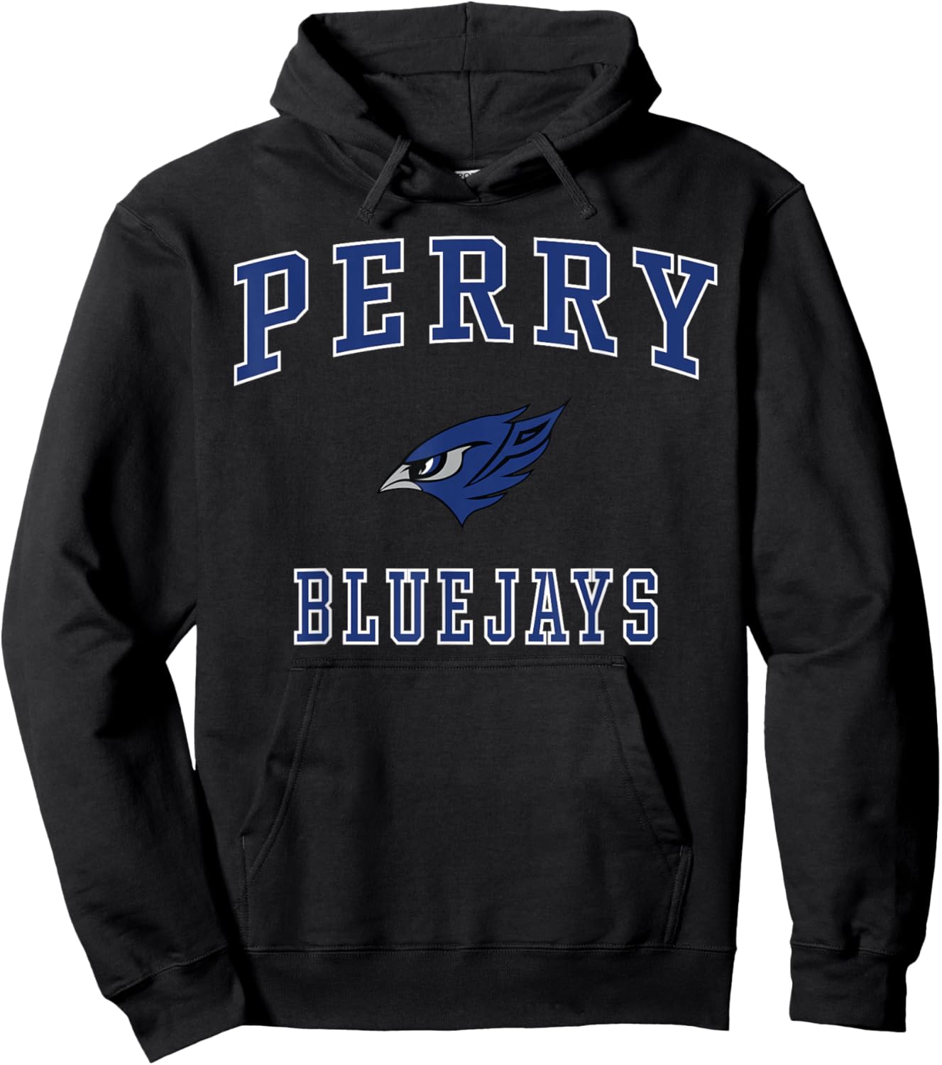 Perry High School Bluejays Hoodie - Hoodie | Black