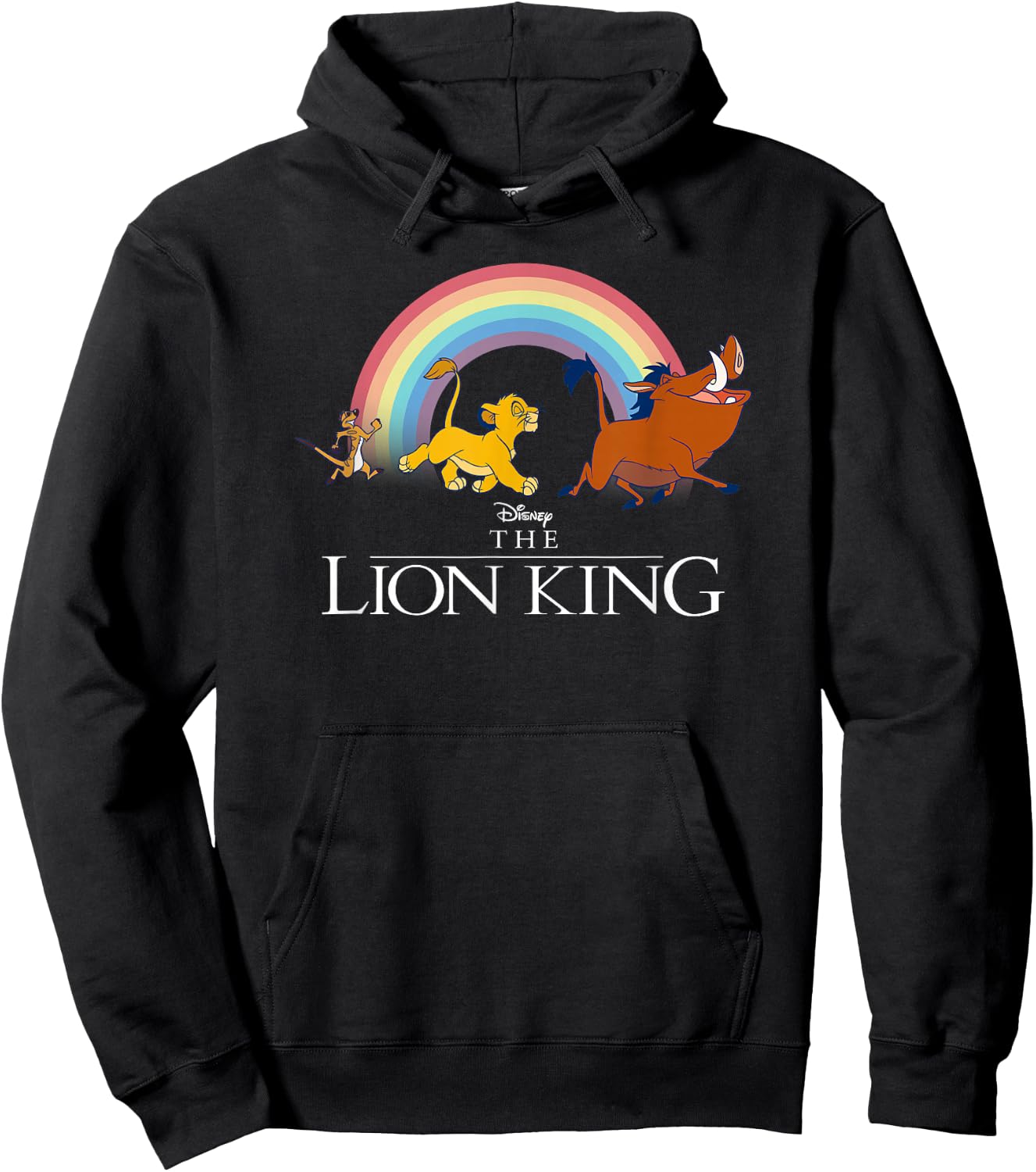 The Lion King - Hakuna Matata Simba Timon Pumbaa Hoodie - Hoodie | Black