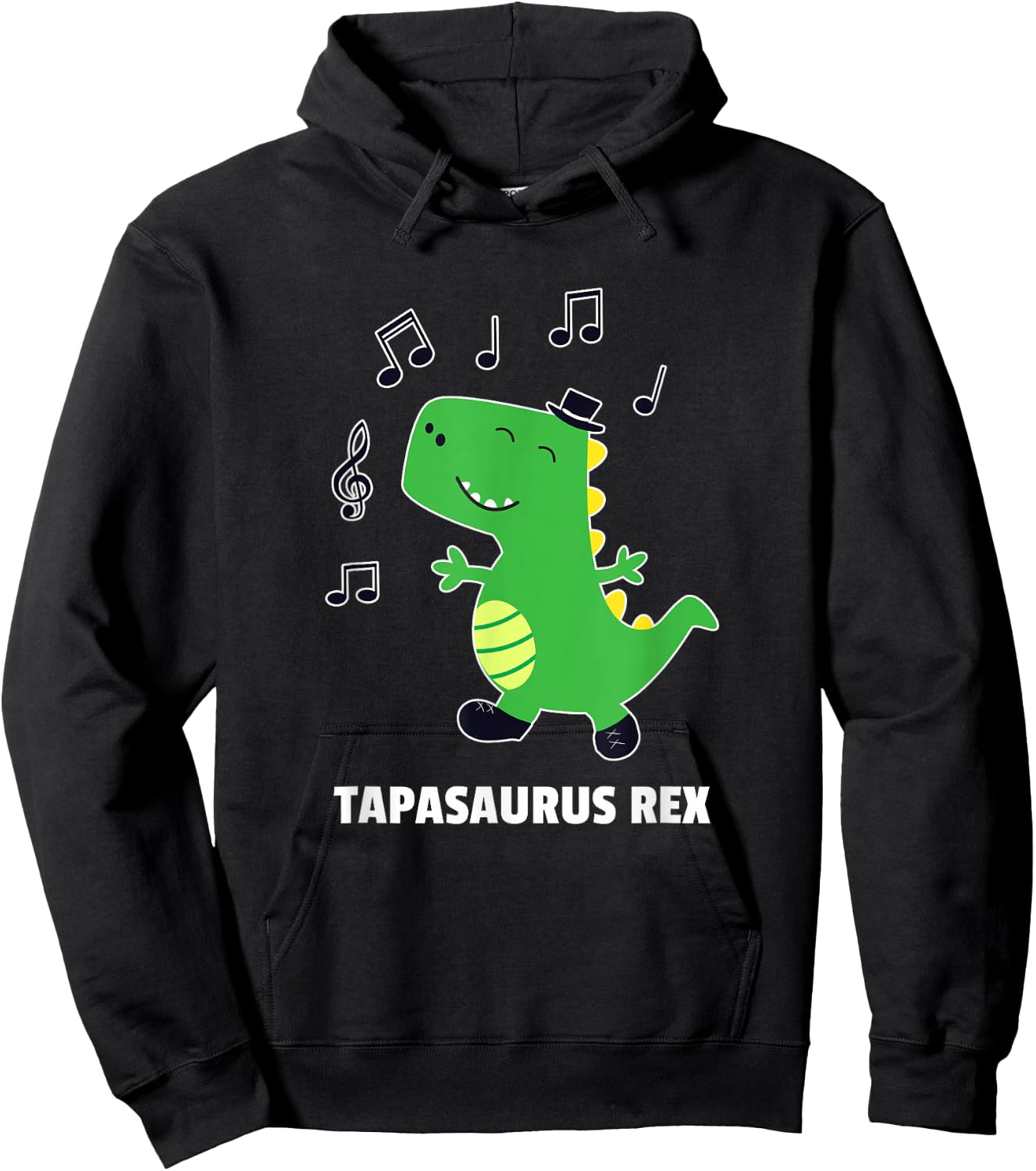 Tap Dance -Tapasaurus Rex-Dinosaur Recital Gift Hoodie - Hoodie | Black