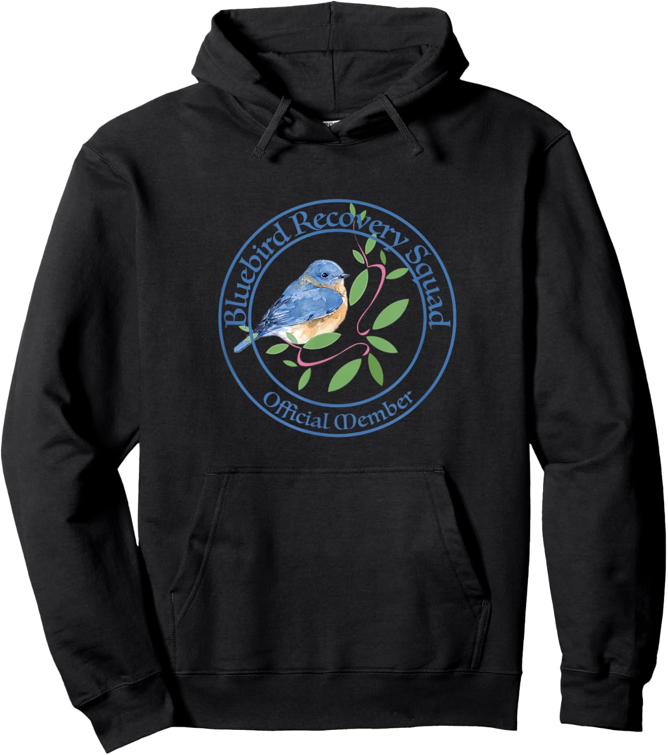 Bluebird Recovery, Eastern Bluebirds, Bluebird Volunteers Hoodie - Hoodie | Black