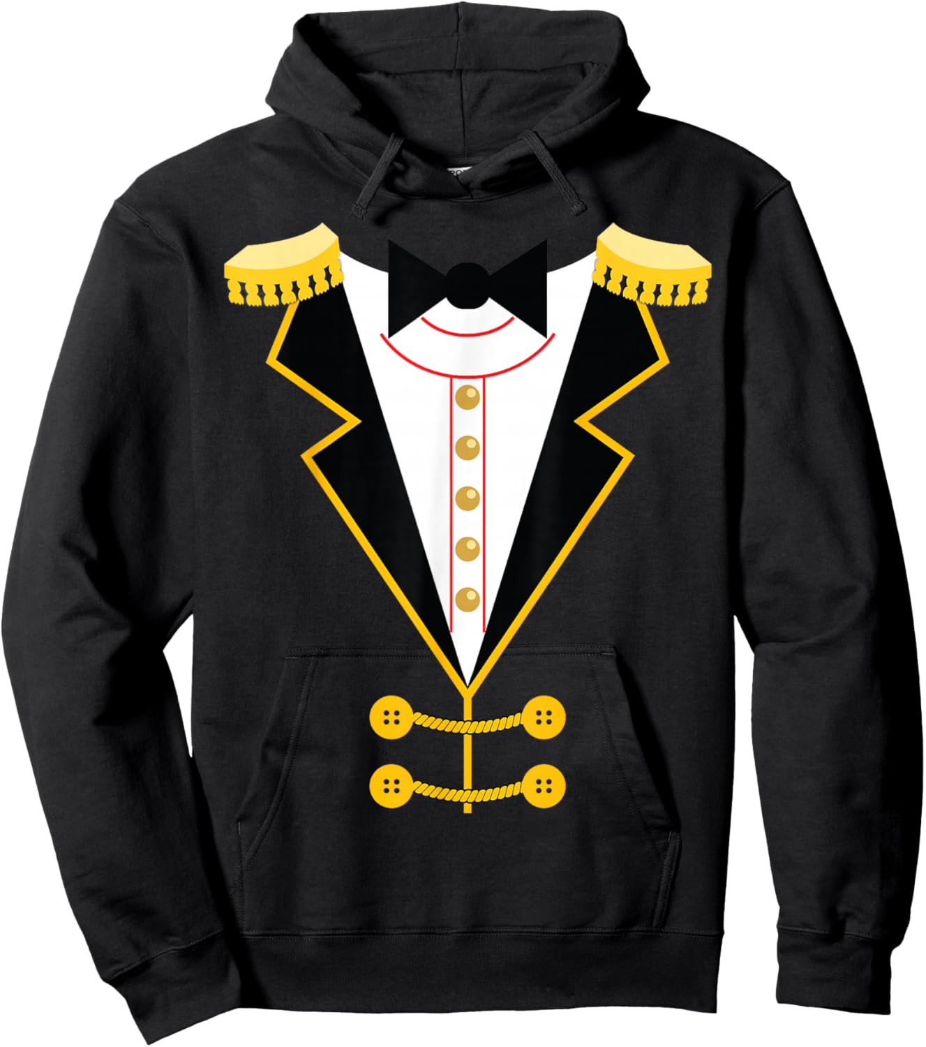 Circus Ringmaster Costume Carnival Theme Halloween Party Hoodie - Hoodie | Black