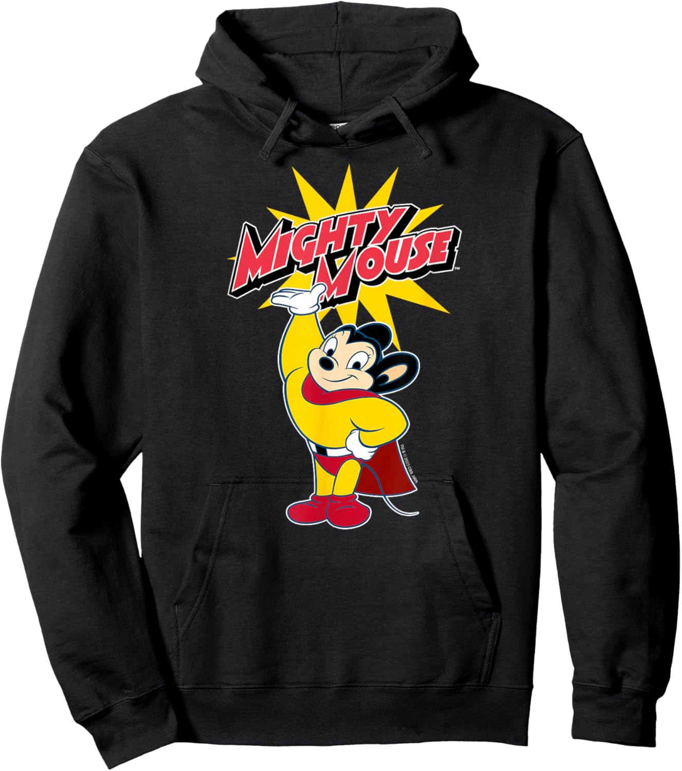 Mighty Mouse - Mighty Mouse Burst Hoodie - Hoodie | Black