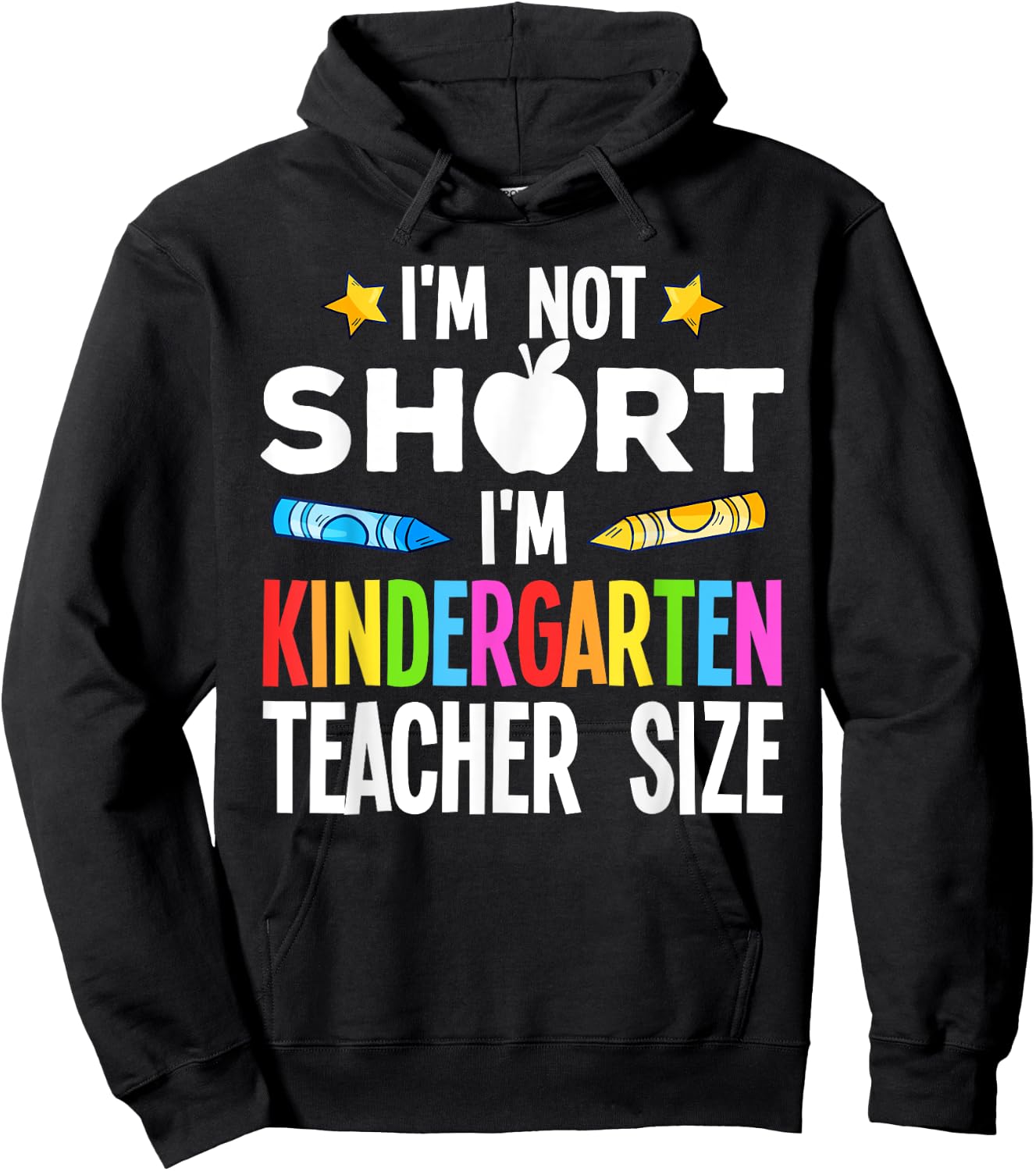 Cool Kindergarten Teacher Art Women Preschool Kinder Hoodie - Hoodie | Black