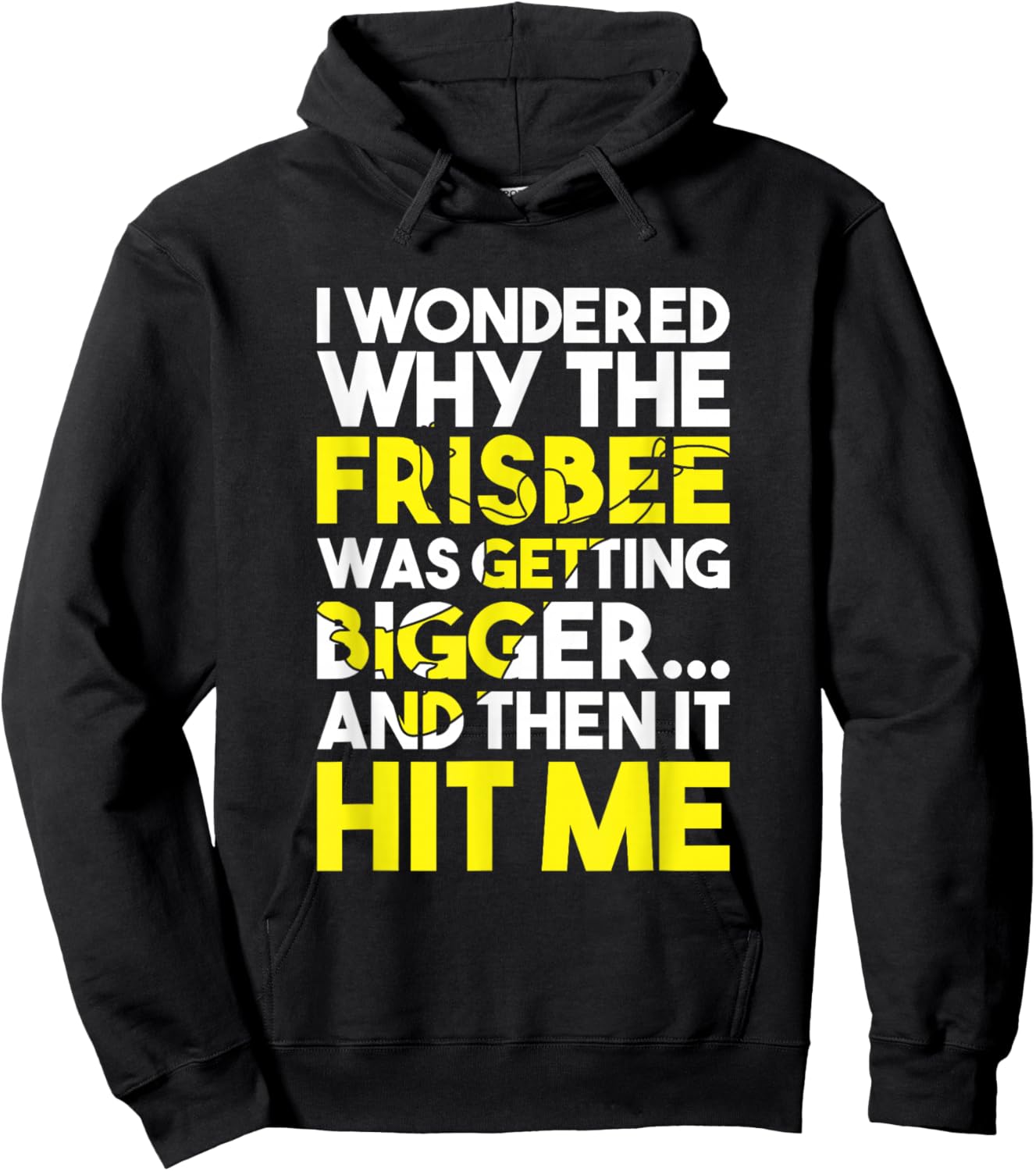 Flying Disc Throwing Frisbee Player Funny Ultimate Frisbee Hoodie - Hoodie | Black
