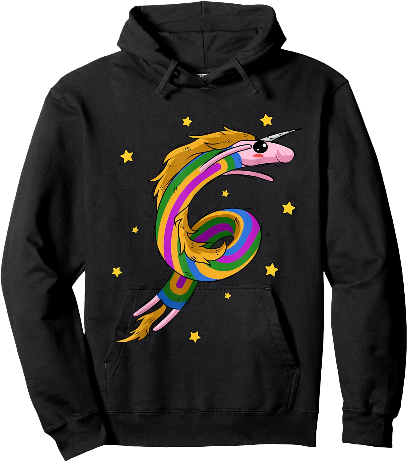 Unicorn - Rainbow Unicorn Lover Hoodie - Hoodie | Black
