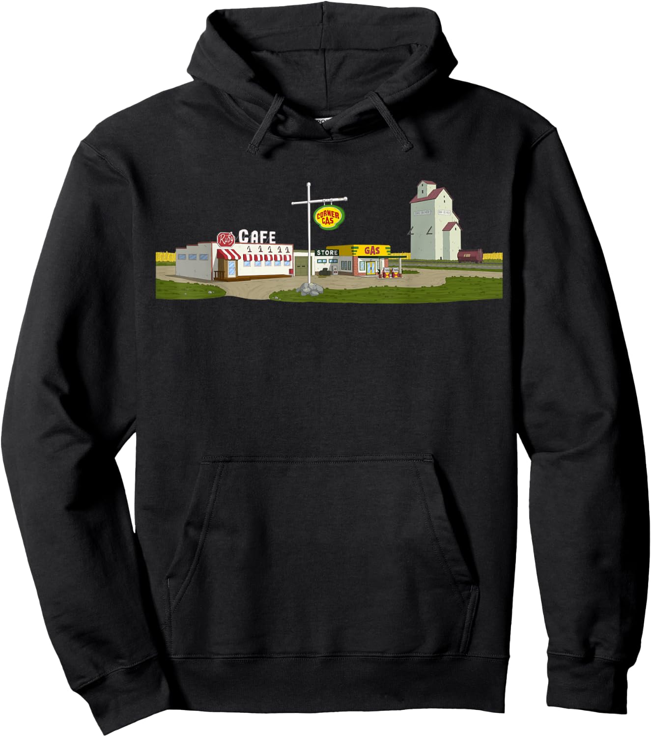 Corner Gas Set Hoodie - Hoodie | Black