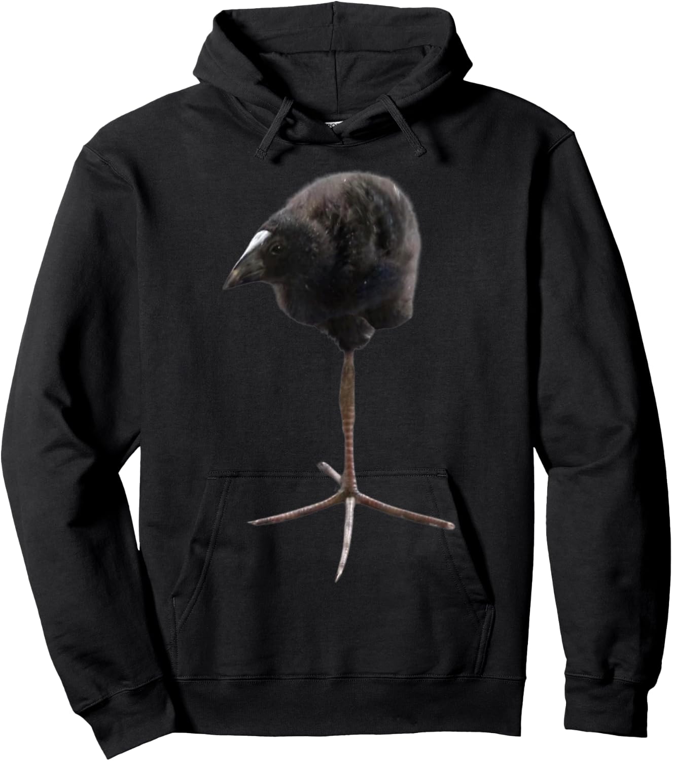 Pukeko Meme -Adults, Kids Classic Straight Black Hoodie - Hoodie | Black