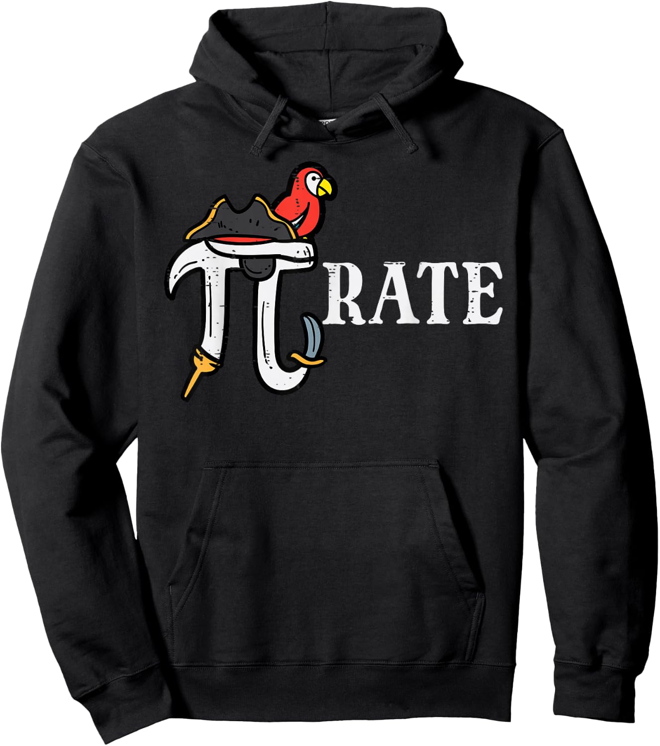 Pirate Pi Funny Math Pie Halloween Costume Teacher Men Women Hoodie - Hoodie | Black