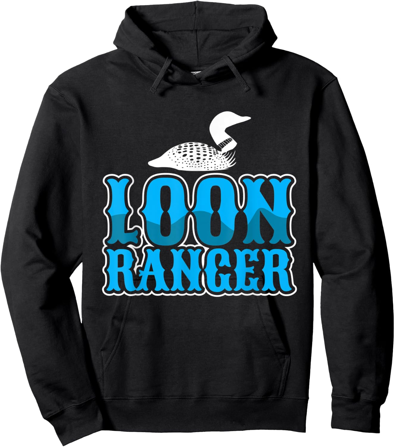 Loon ranger – Loon birding Hoodie - Hoodie | Black