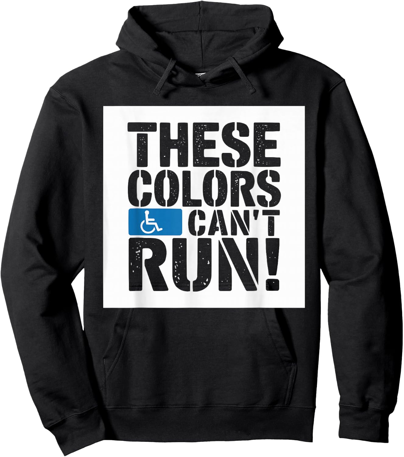 Wheelchair User Paraplegic Disabled Disability Handicap Hoodie - Hoodie | Black