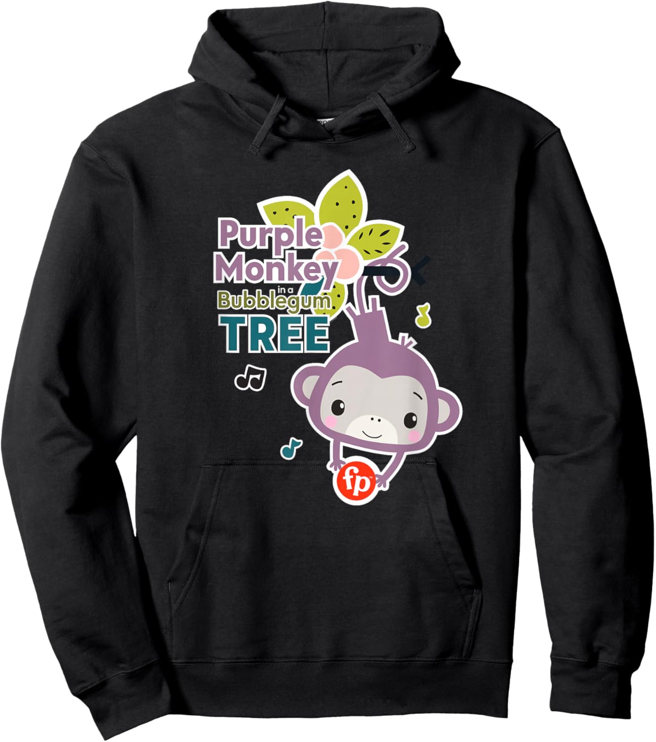 Fisher-Price Purple Monkey Bubblegum Tree Hoodie - Hoodie | Black