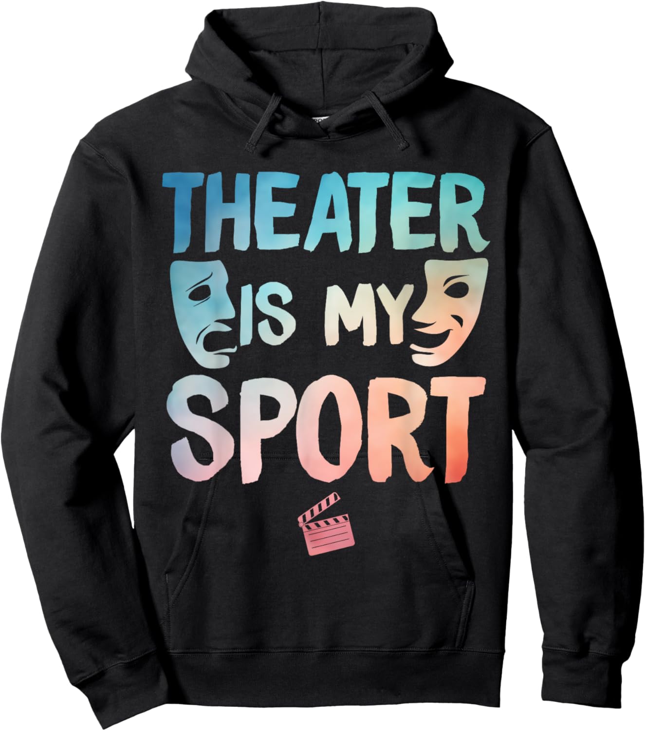 Theater Art Women Drama Actor Musical Theatre Lover Hoodie - Hoodie | Black