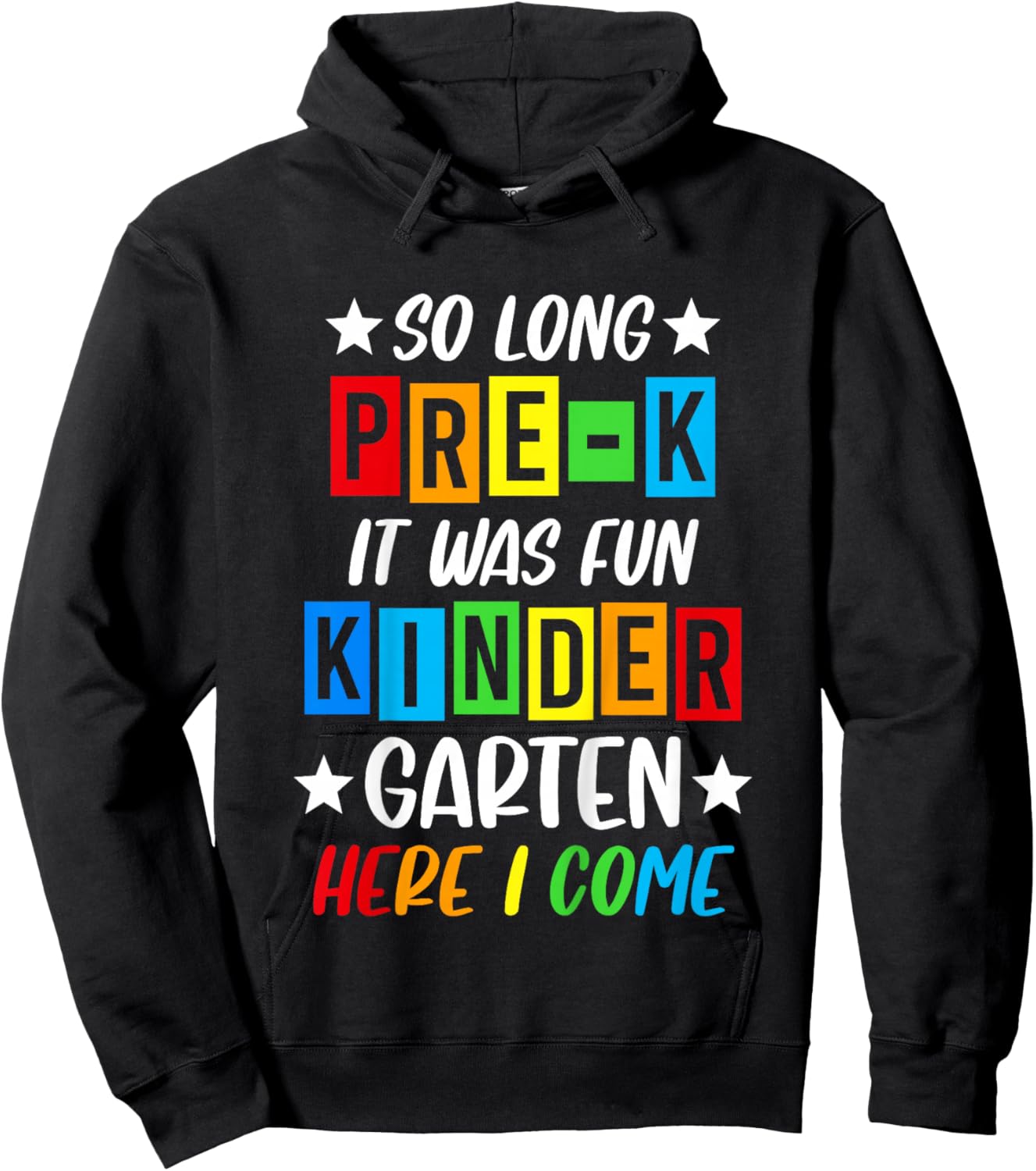 Pre-K Grad 2026 Preschool Graduation 2026 So Long Pre-K Hoodie - Hoodie | Black