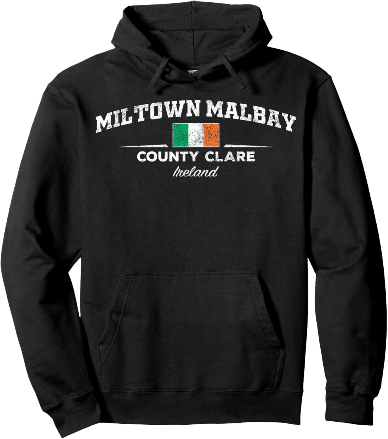 Miltown Malbay Ireland Hoodie - Hoodie | Black
