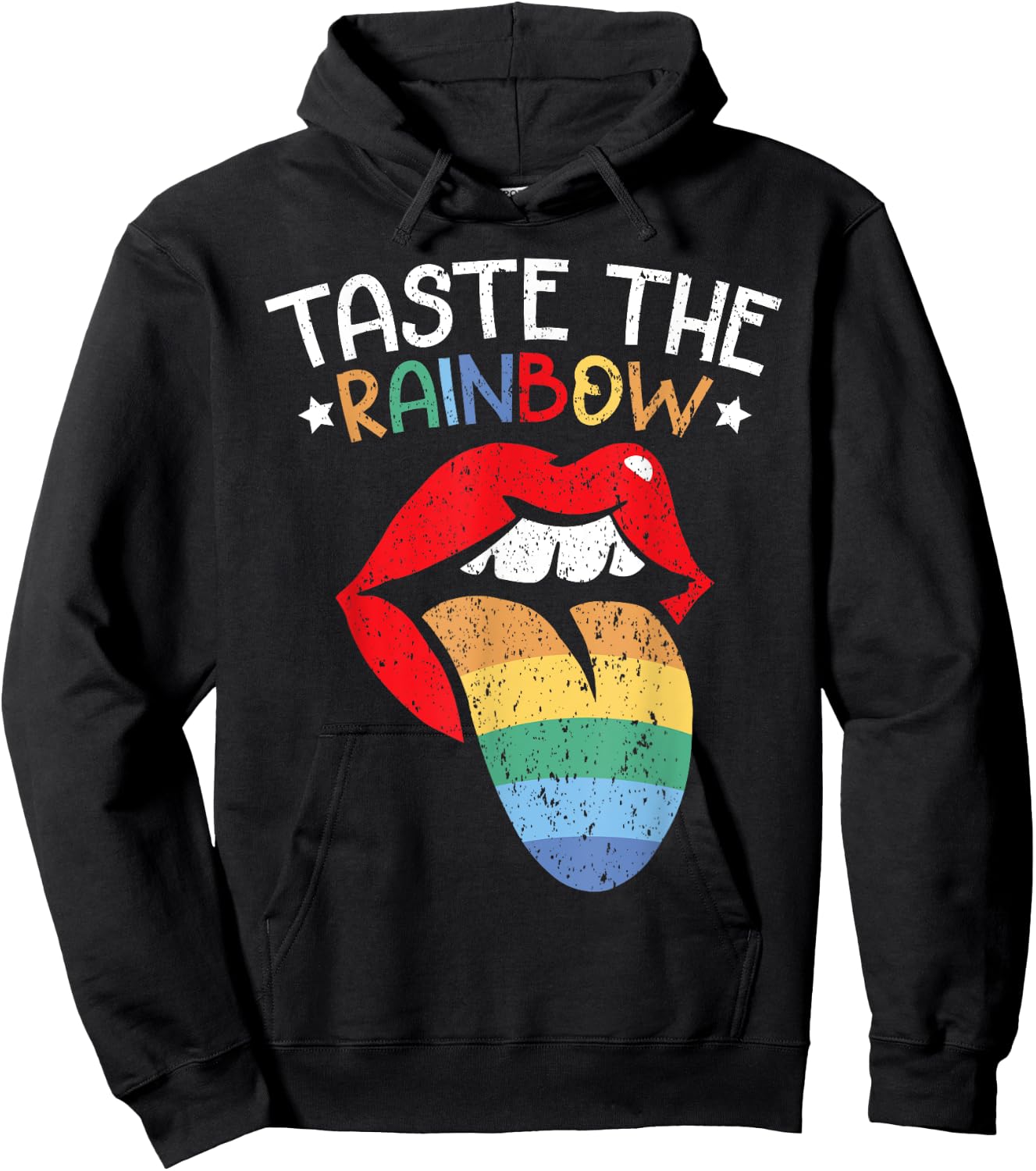 Taste The Rainbow Lover Rainbow Whisperer Hoodie - Hoodie | Black