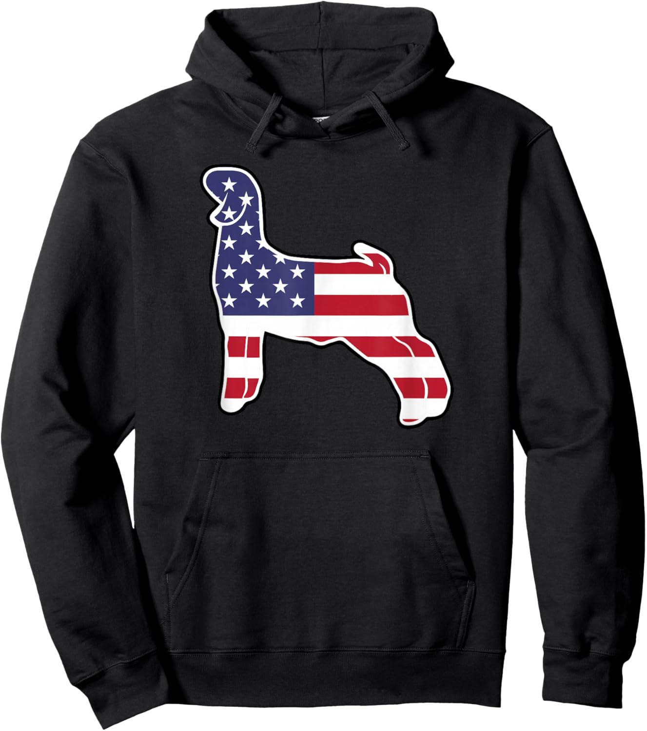 Americana 4th of July Show Goat Hoodie - Hoodie | Black