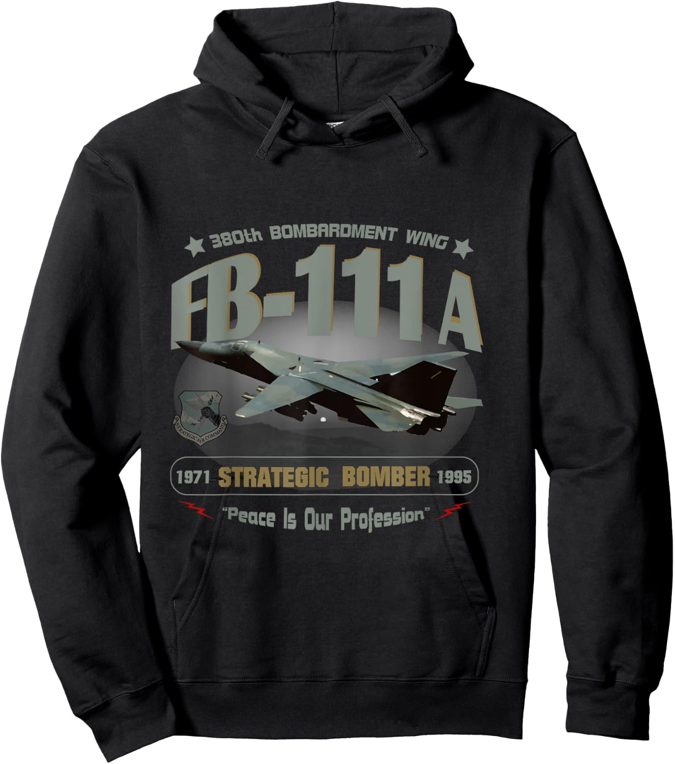 FB-111A--Design Version II Hoodie - Hoodie | Black