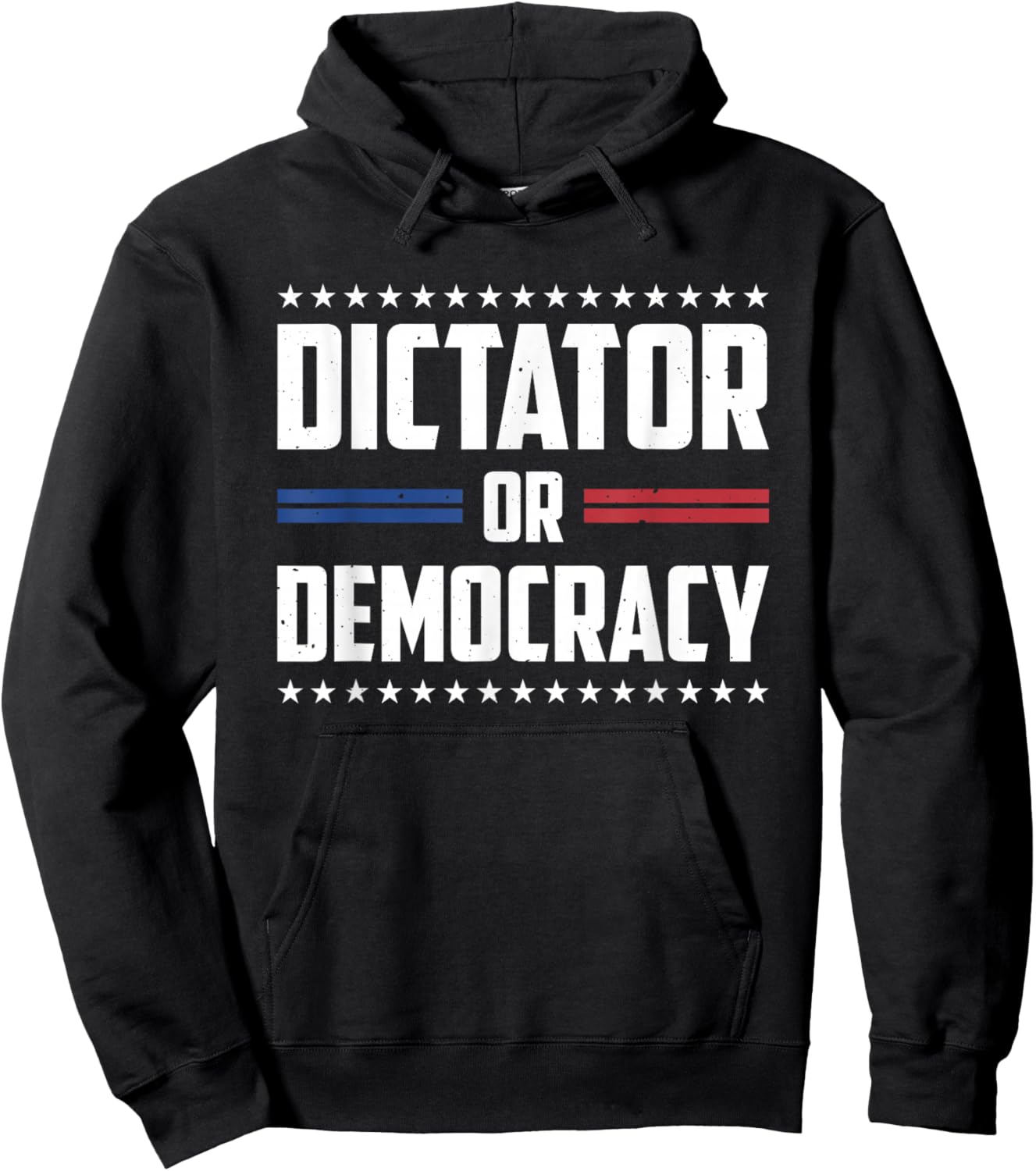 Dictator Or Democracy Hoodie - Hoodie | Black