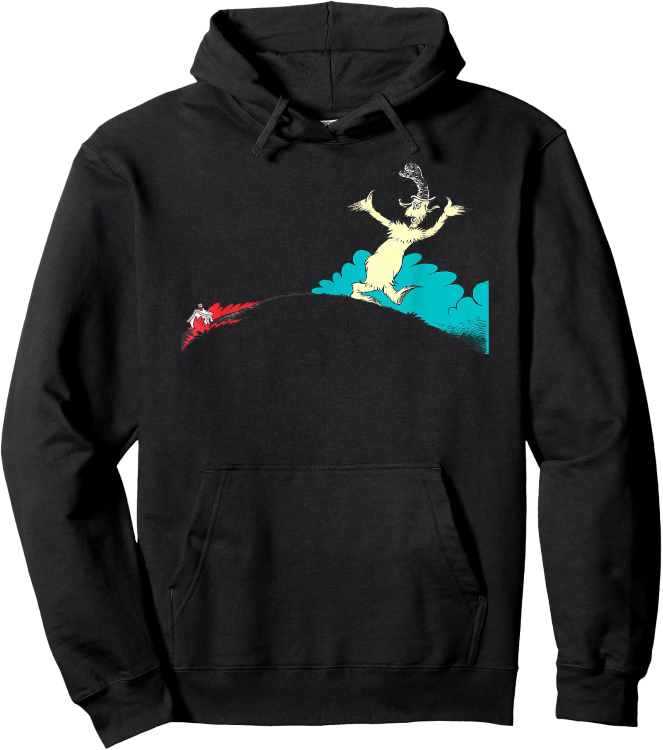 Dr. Seuss Green Eggs and Ham I Do Not Like Them In A House Hoodie - Hoodie | Black