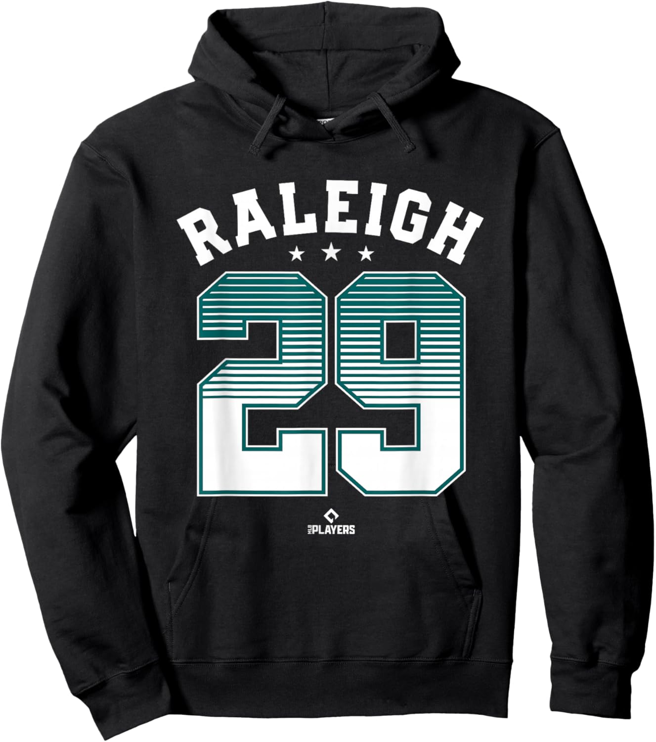 Cal Raleigh 29 Seattle MLBPA Hoodie - Hoodie | Black