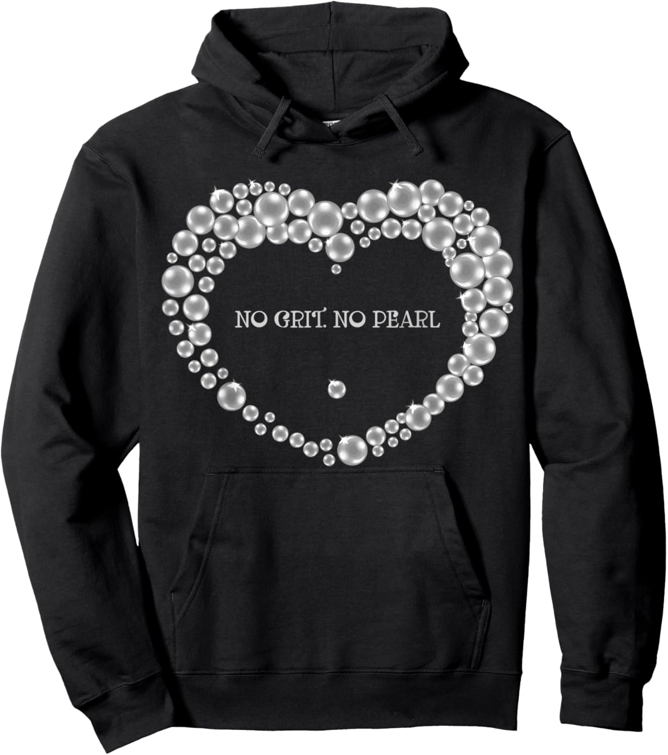 No Grit No Pearl Hoodie - Hoodie | Black