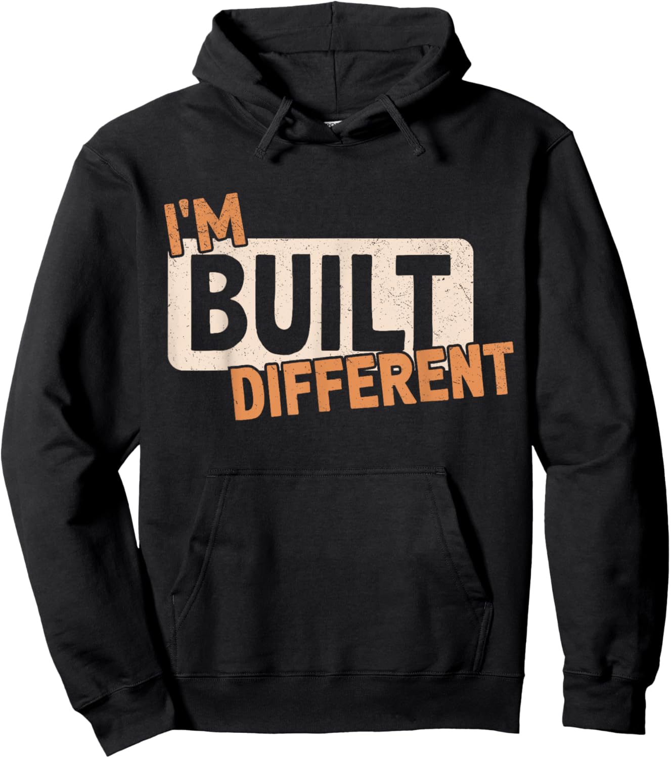 I'm Just Built Different Awsome Hoodie - Hoodie | Black