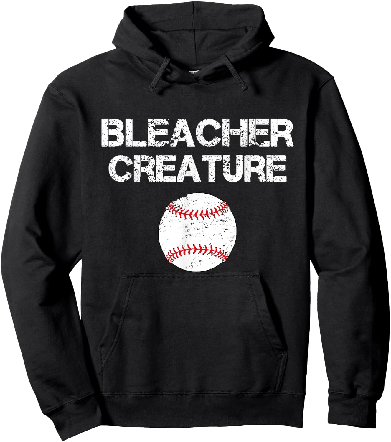 Bleacher Creature Meme Vintage New York Baseball Hoodie - Hoodie | Black
