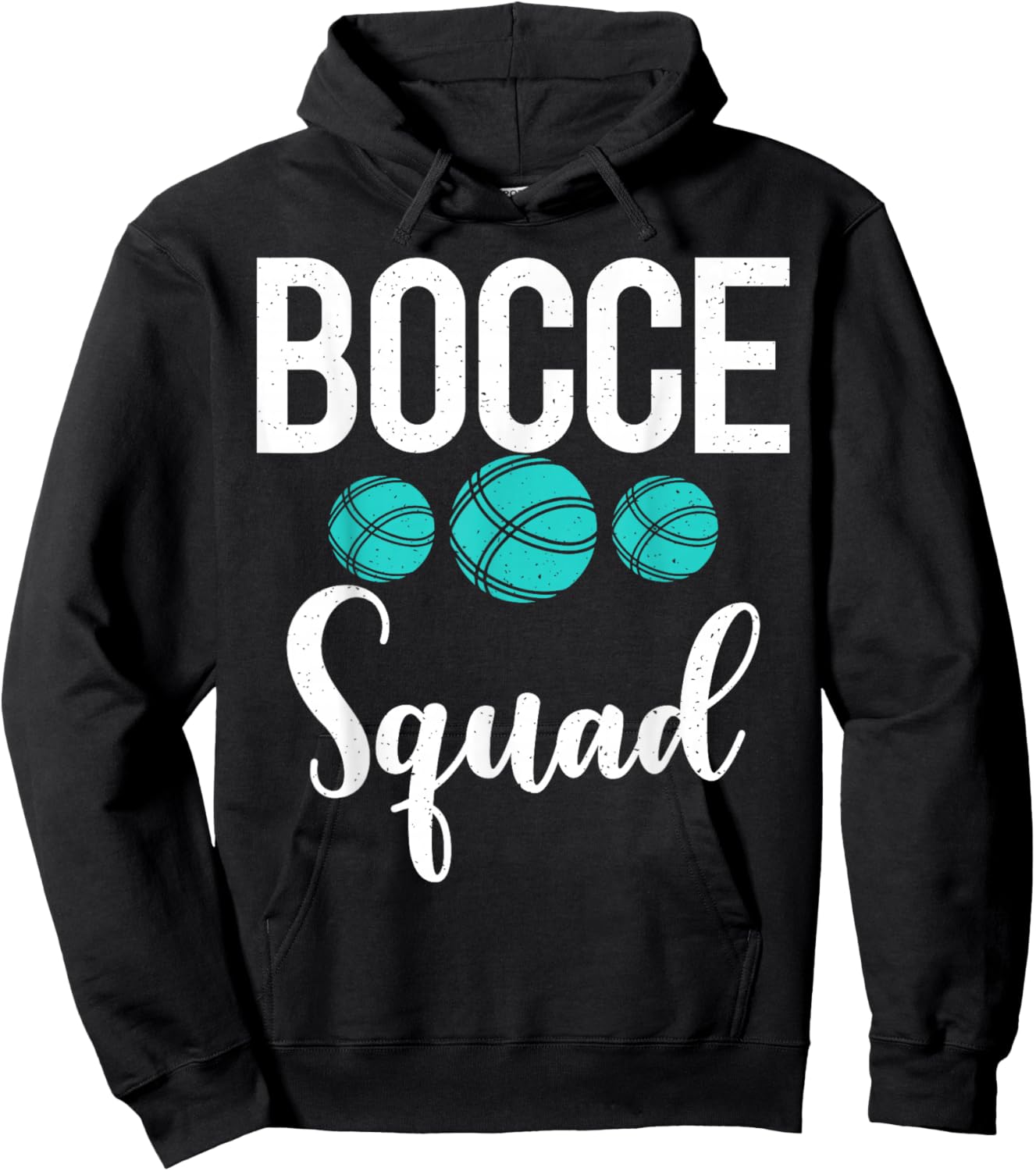 Bocce Ball Bocce Squad Hoodie - Hoodie | Black