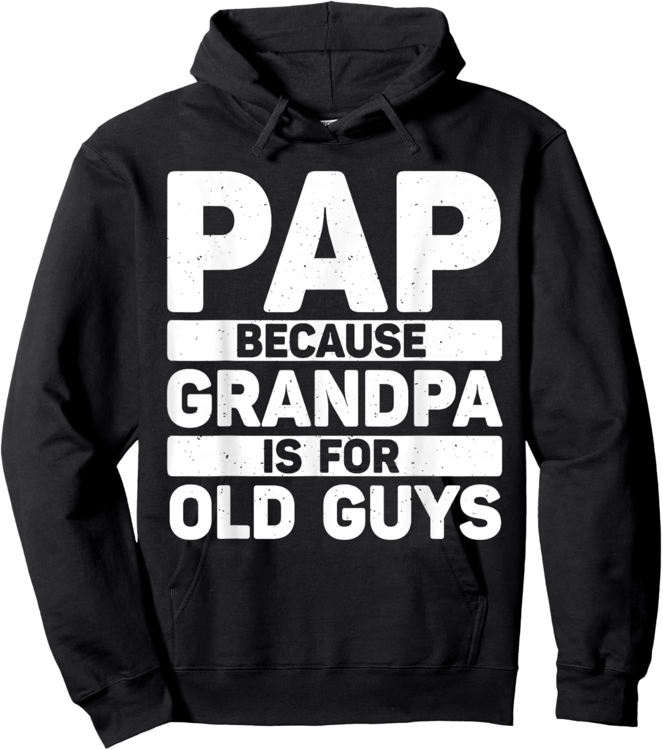 Funny Pap Design for Grandpa from Grandkids Father's Day Pap Hoodie - Hoodie | Black