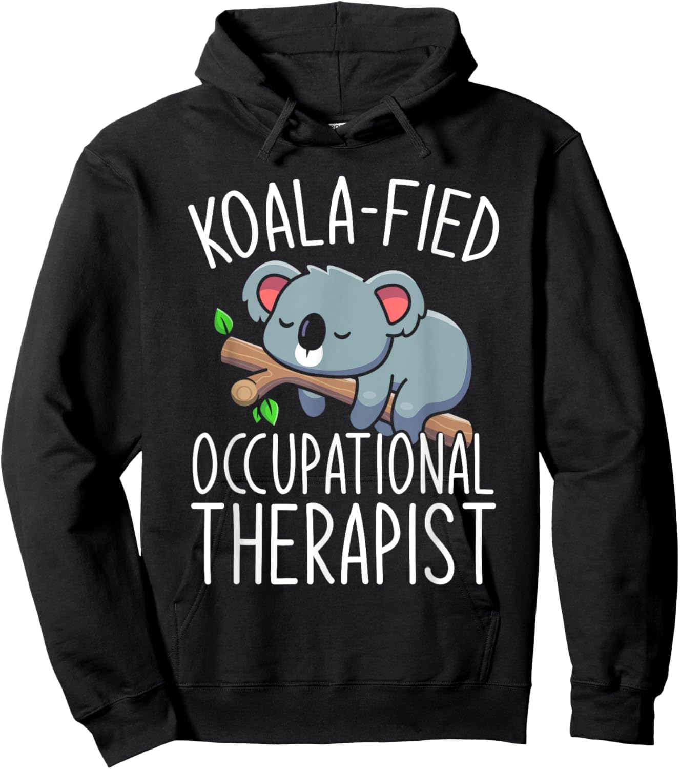 Funny Animal OTA Koala OT Therapist Occupational Therapy Hoodie - Hoodie | Black