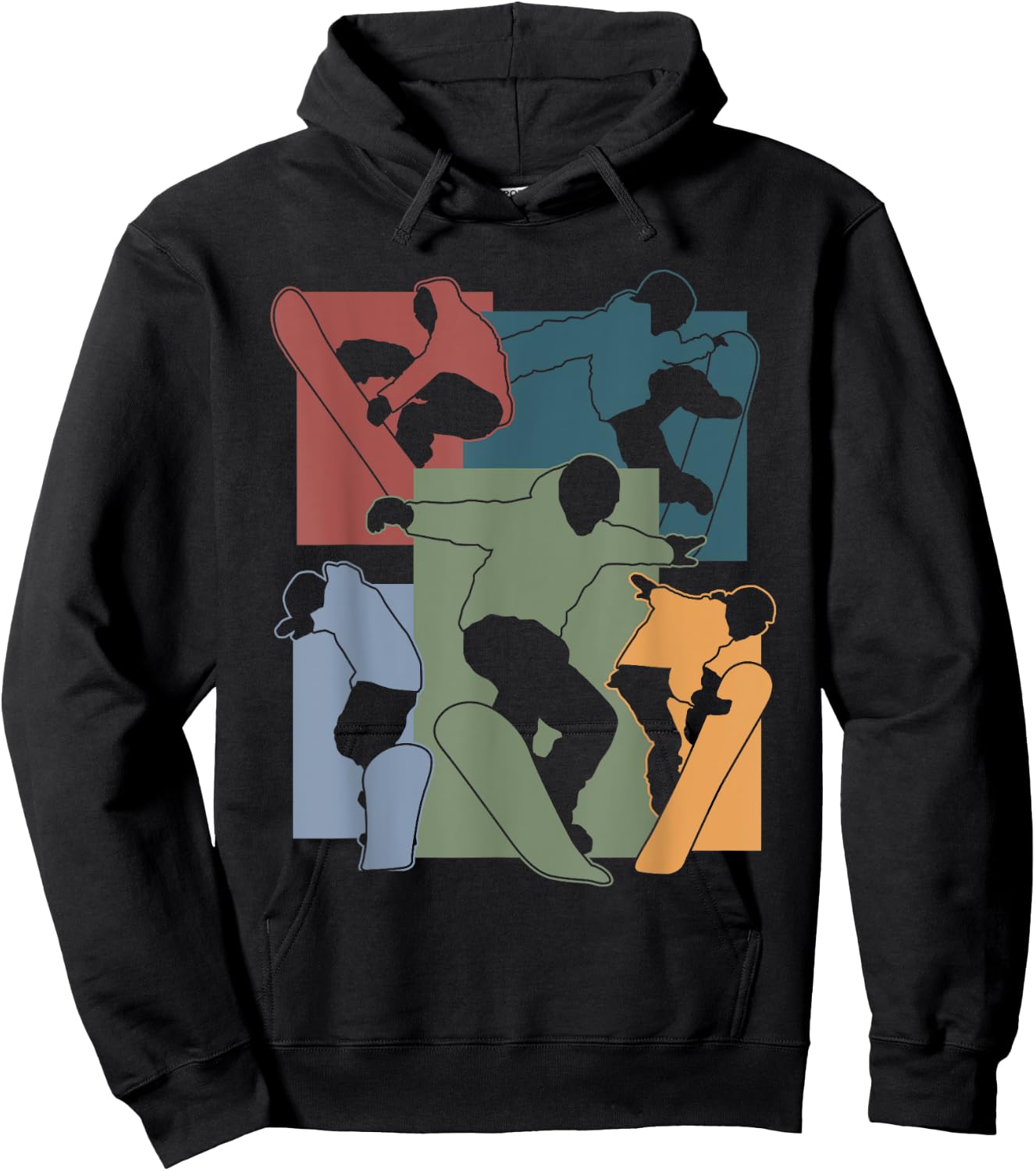 Funny Snowboarding Lover Snowboarder Winter Sports Snowboard Hoodie - Hoodie | Black