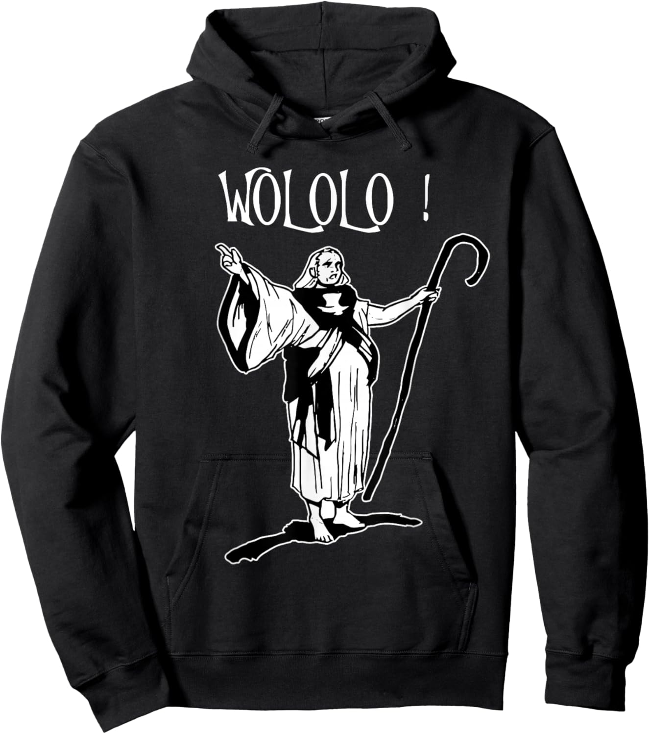 Geek for fans of the game Empire: Monk Age Wololo , Black, S Hoodie - Hoodie | Black